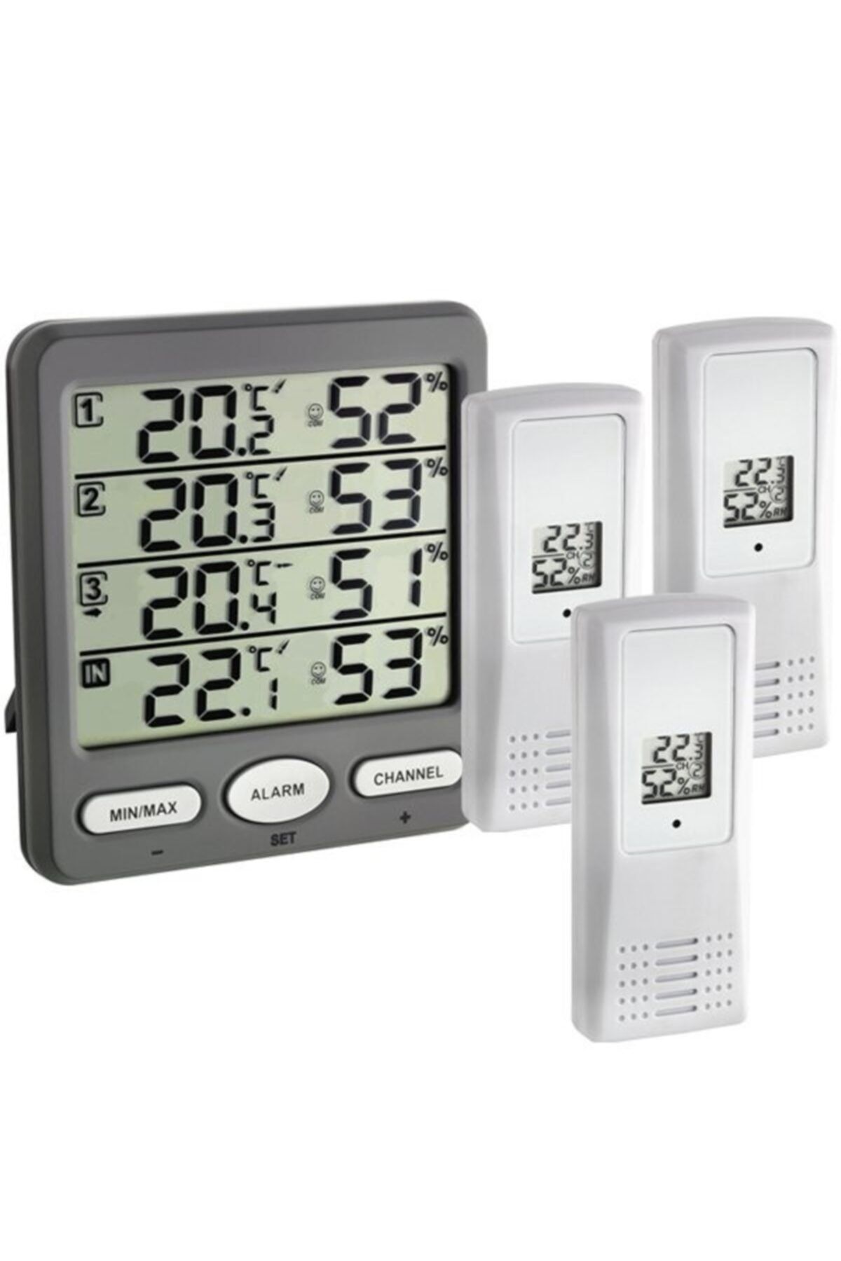 TFA 30.3054.10 Klima Monitor Çoklu Ortam Sıcaklık Ve Nem Takip Cihazı