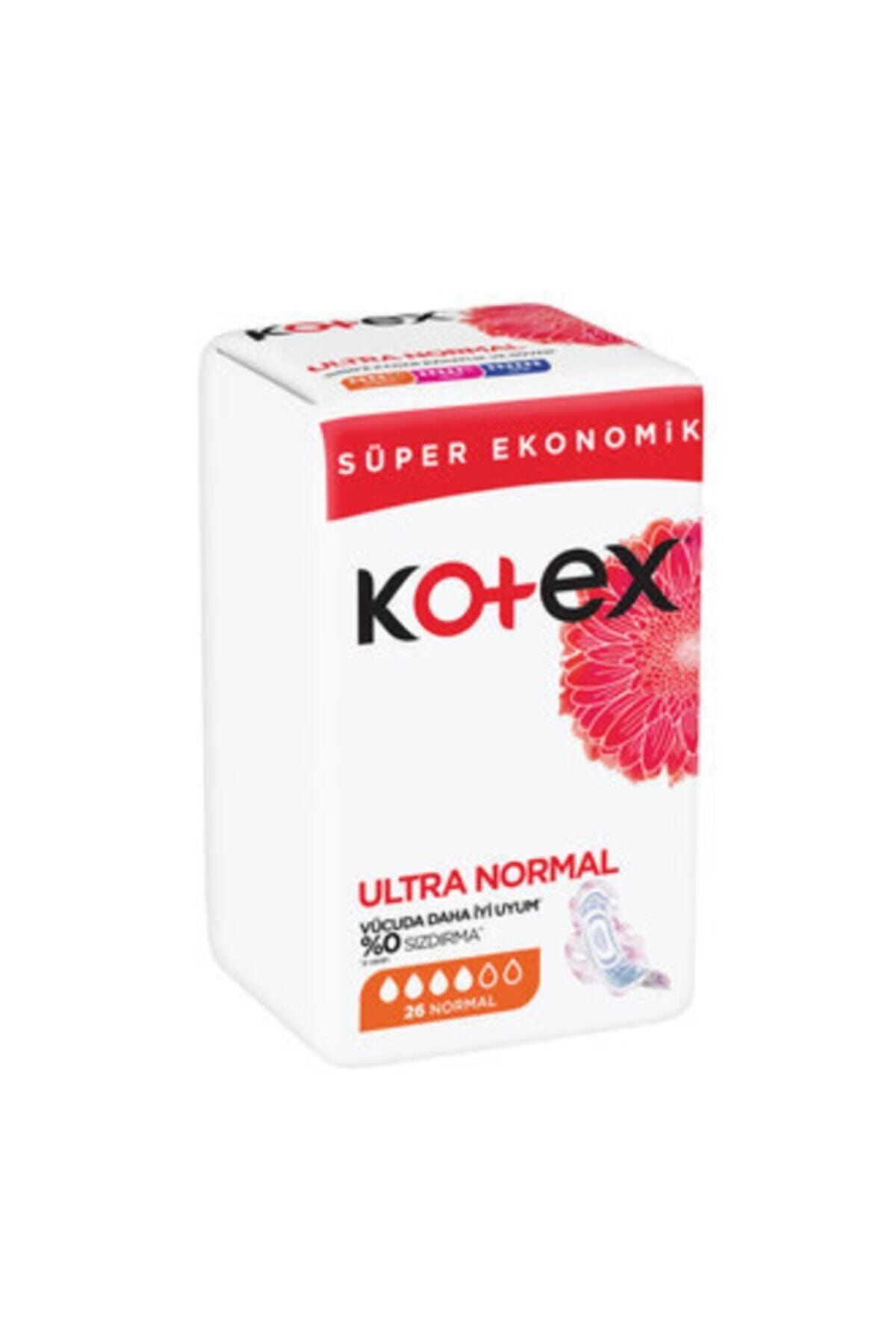 Kotex Ultra Hijyenik Ped Süper Ekonomik Normal 26'lı