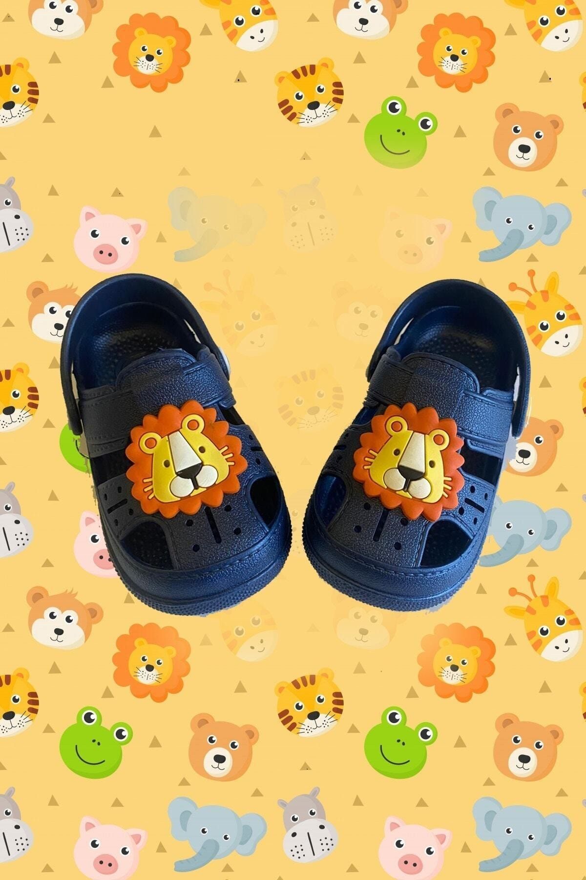 Walk and way Çocuk Happy Lion Kids Sandalet Bilekli Terlik