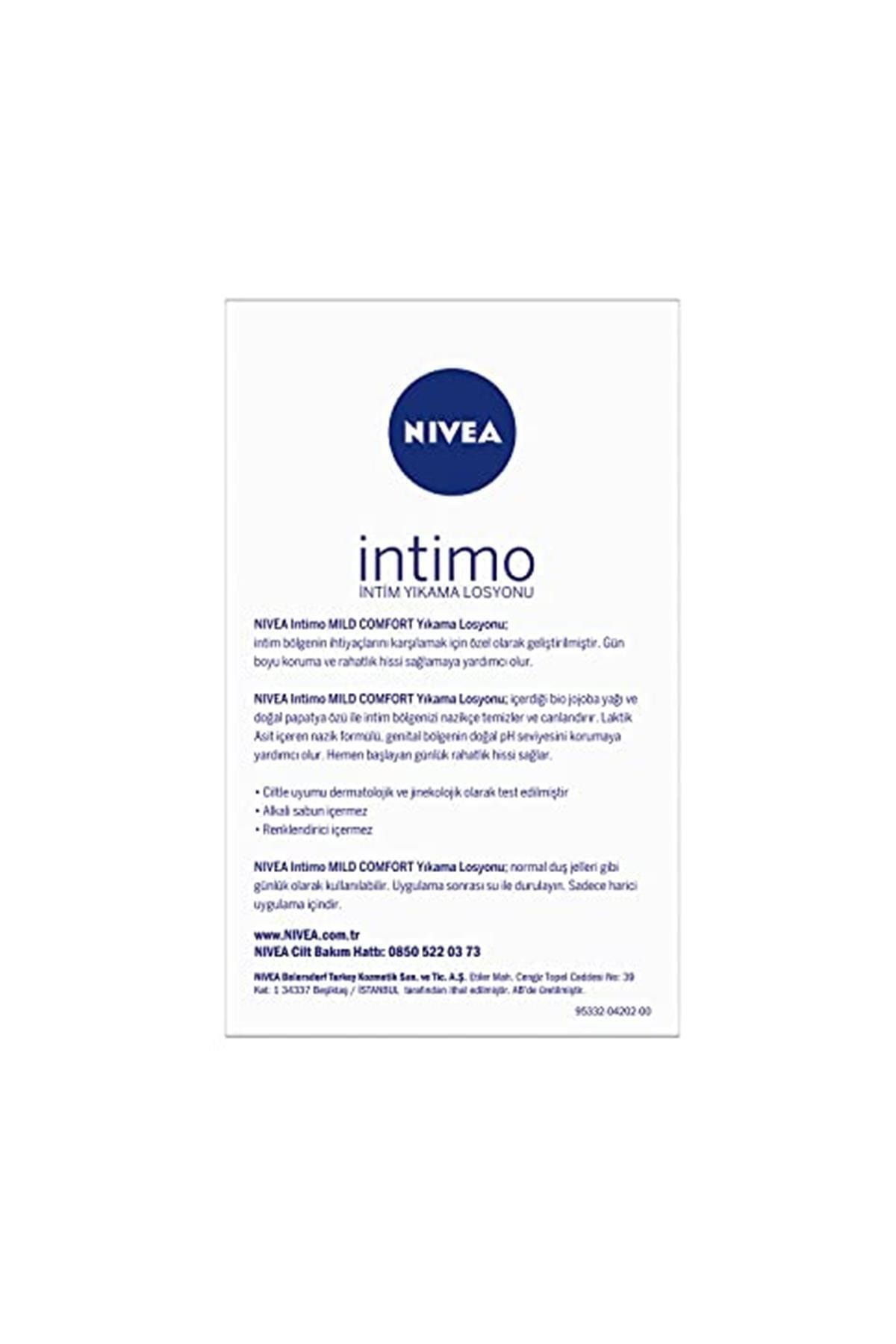 NIVEA Shower Soap Intimo Mild Intim Yıkama Losyonu 250 ml