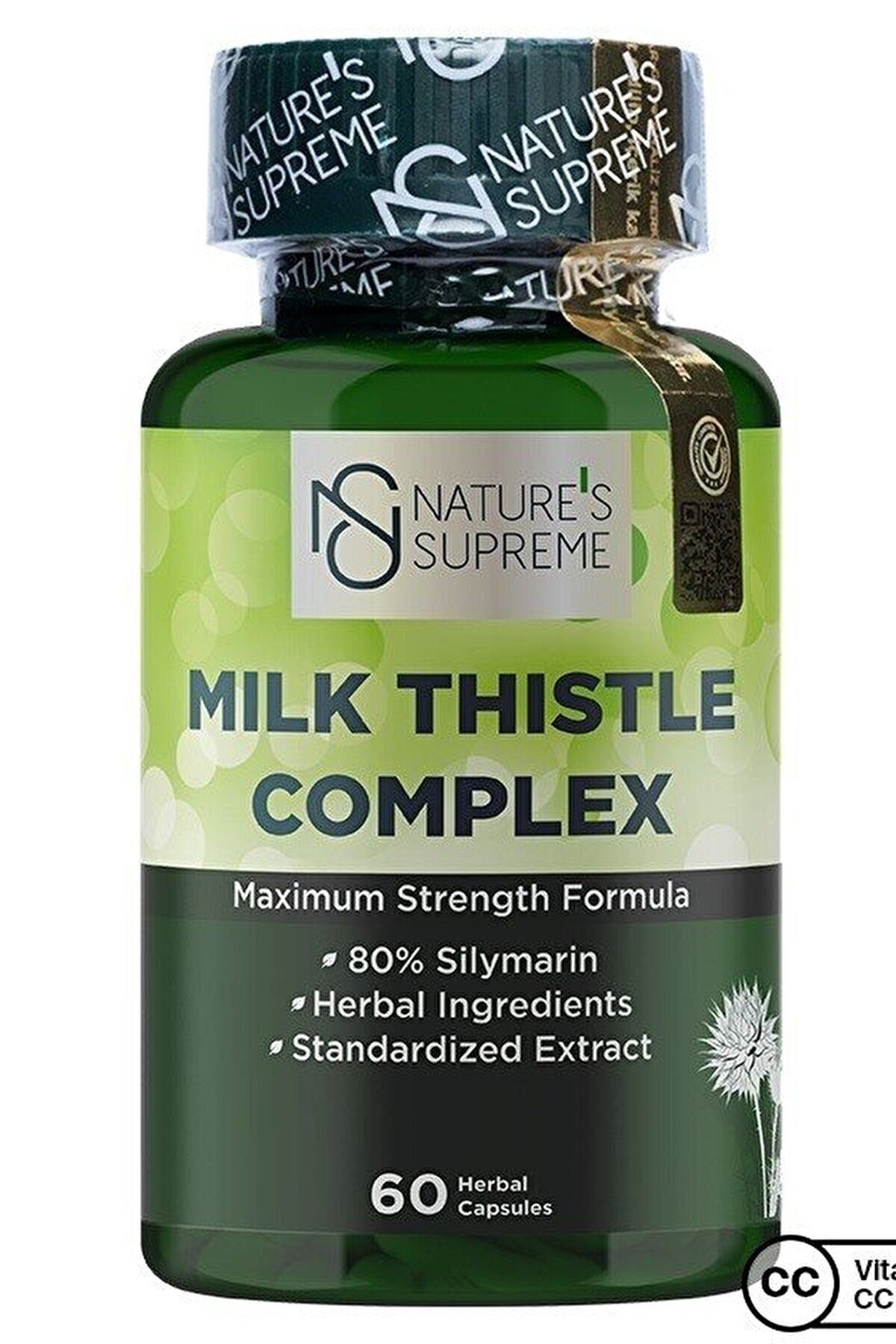Natures Supreme Milk Thistle Complex 60 Kapsül