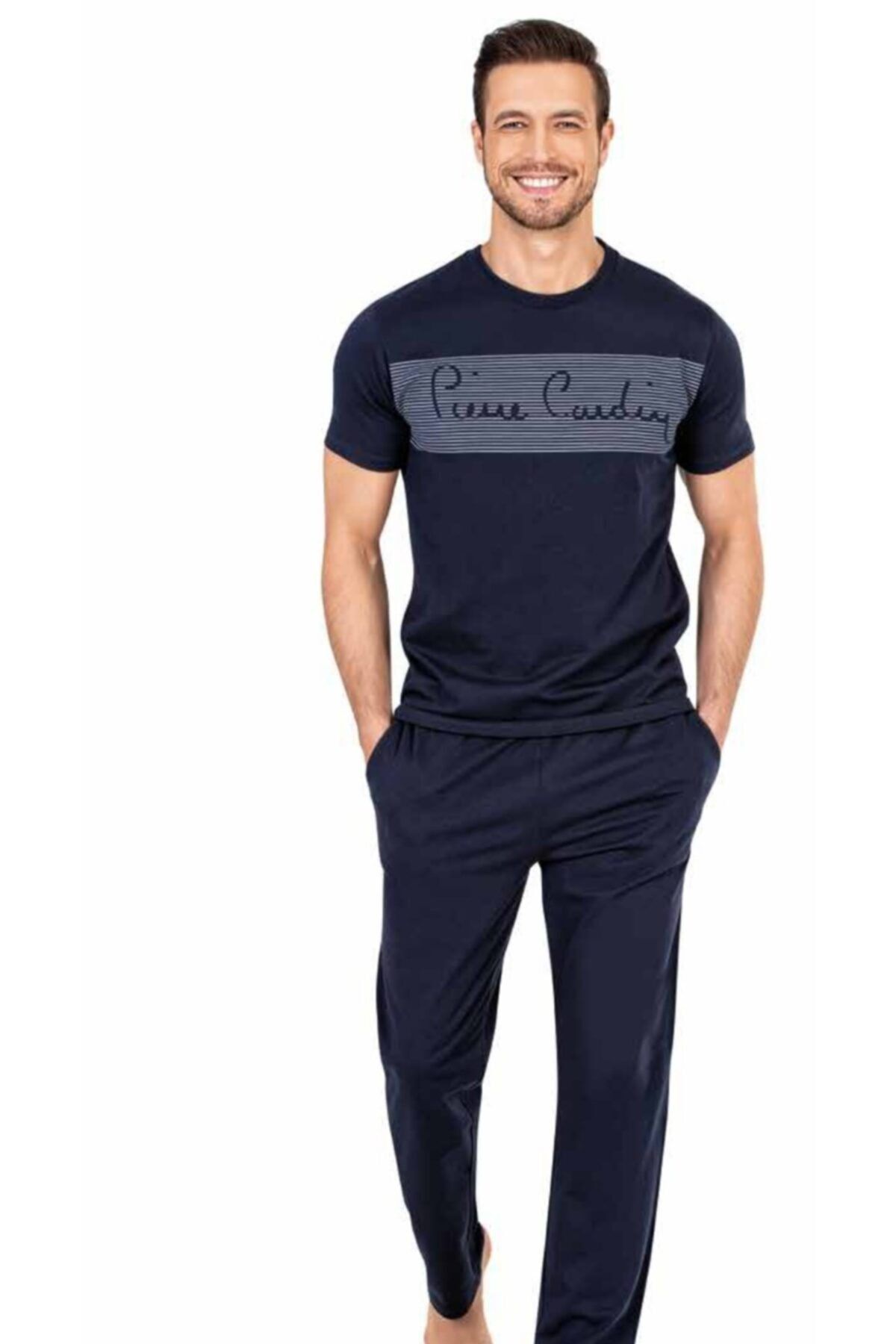 Pierre Cardin 5460 Lacivert Erkek Pijama Takımı