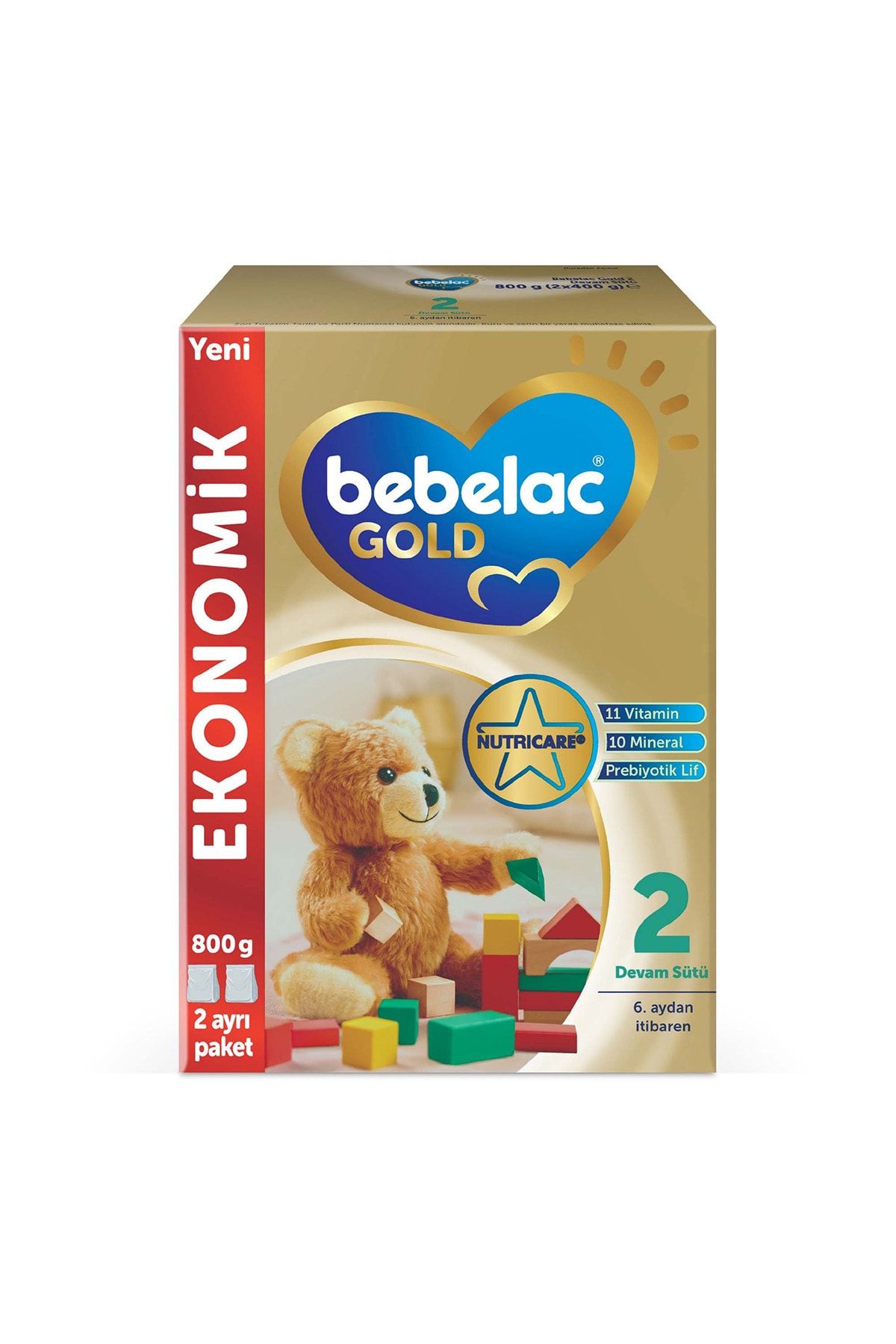 Gold 2 Devam Sütü 800 g 6-12 Ay_1