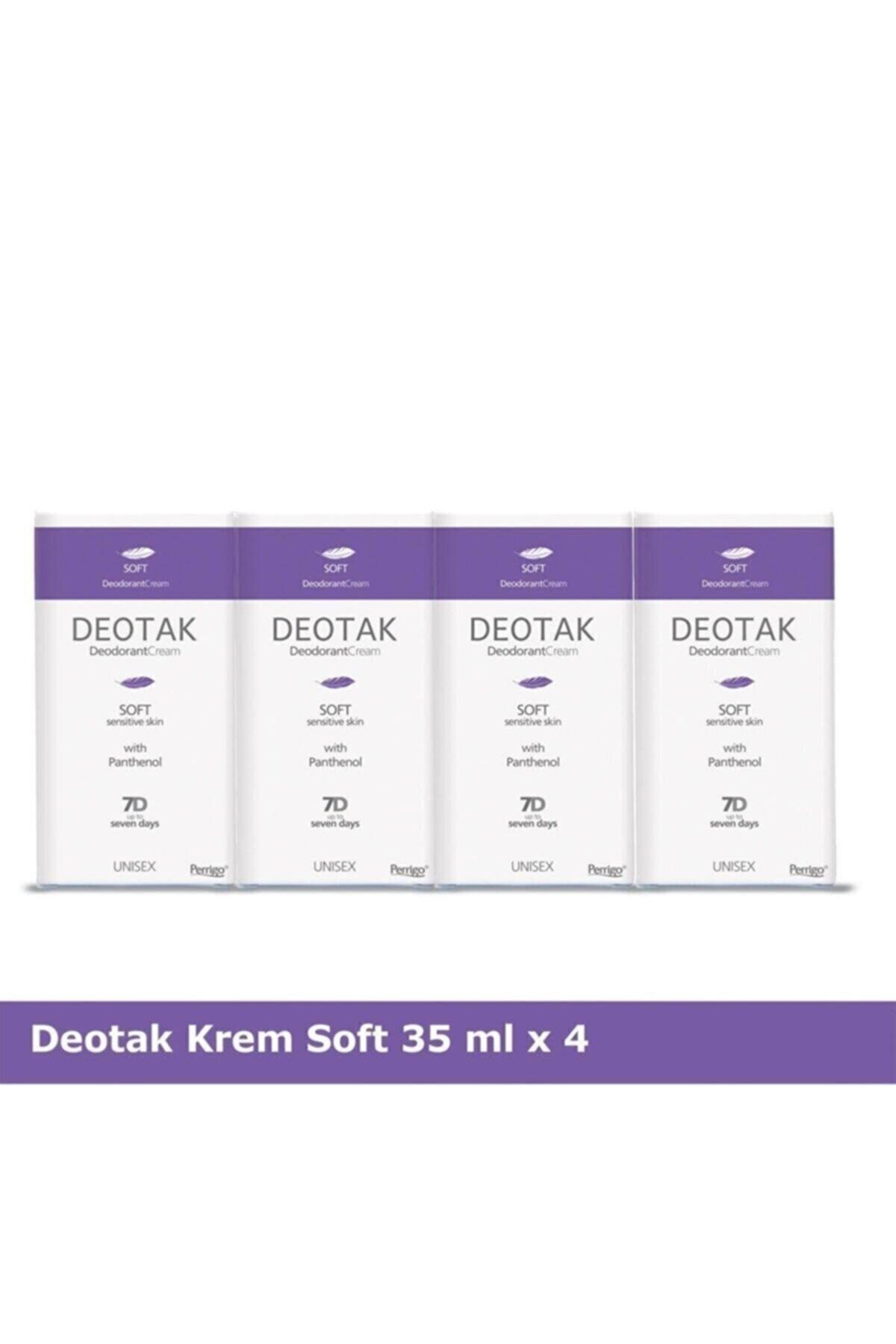 Deotak Krem Deodorant Soft X 4