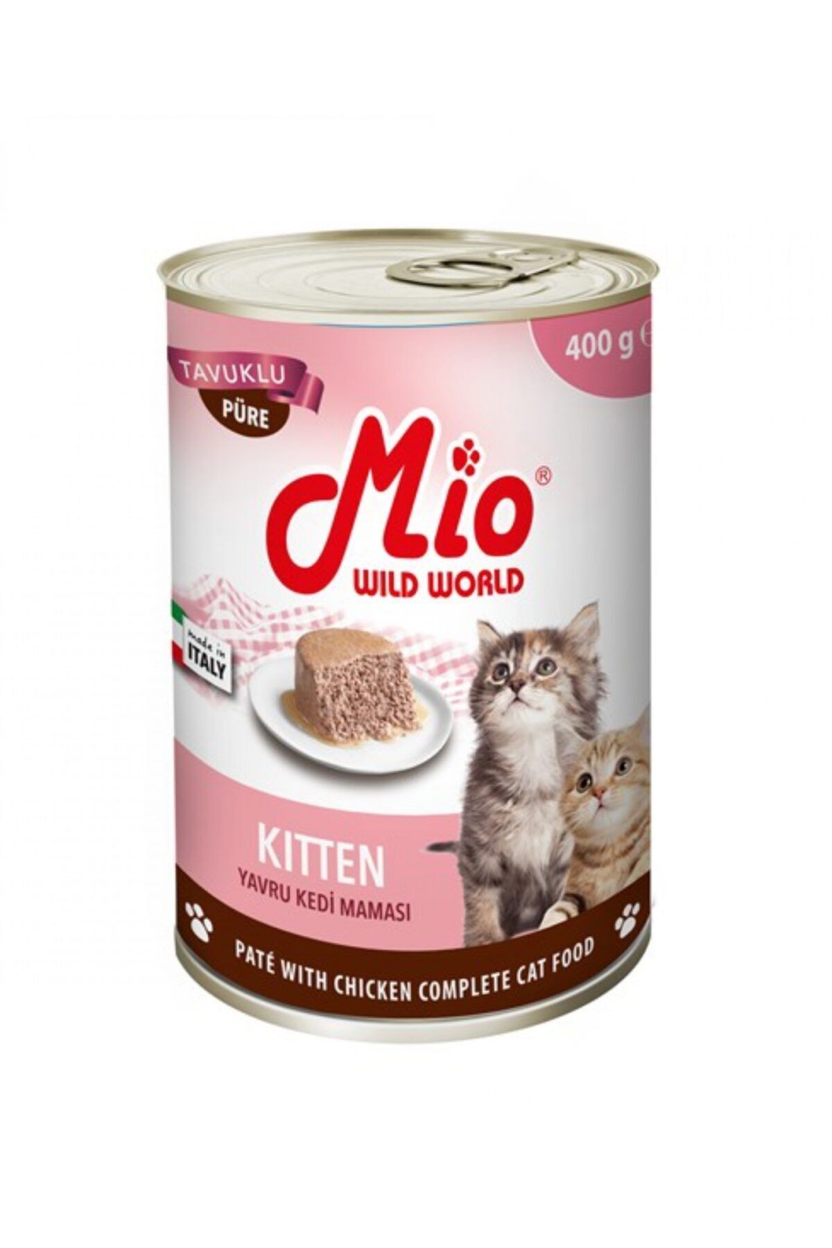 Mio Kedi Maması Kitten Tavuklu 400 gr Kedi Konservesi 2 Adet