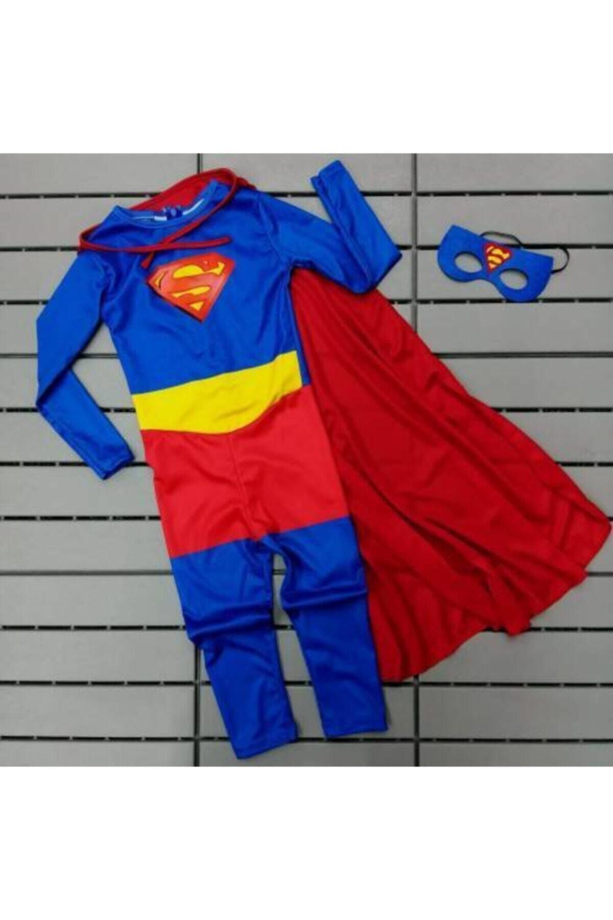 mybebish Süperman Çocuk Kostümü 3'lü