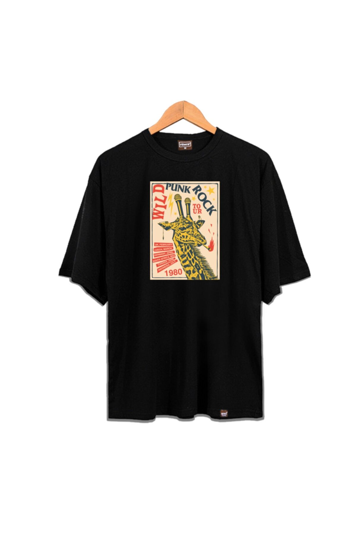 Venice Zokawear - 80s Wild Punk Rock Tour Oldschool Oversize T-shirt