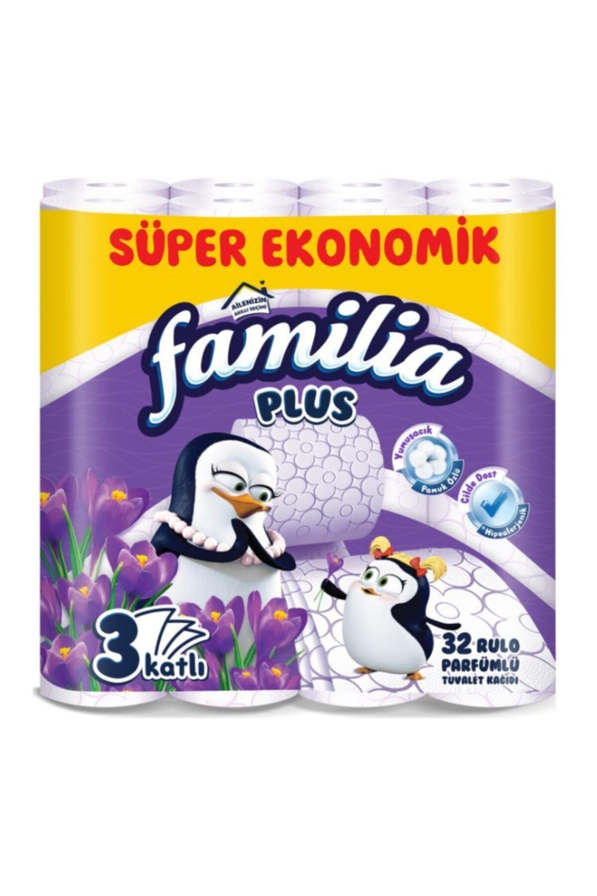 Familia Plus 3 Katlı Parfümlü Tuvalet Kağıdı 32'li