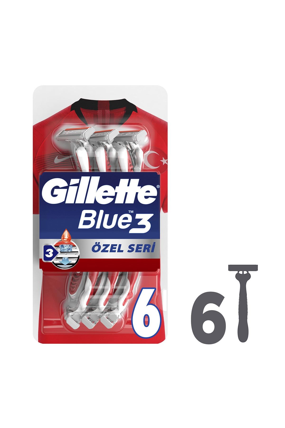 Gillette Blue3 Pride Kullan At 6'lı Tıraş Bıçağı 7702018076161