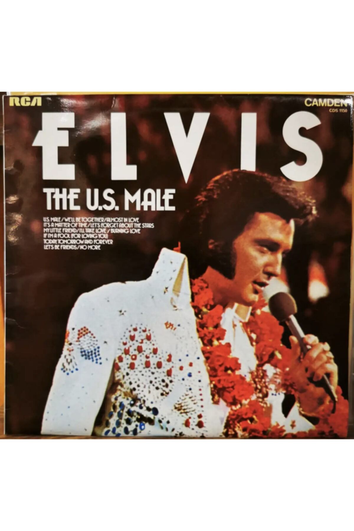Vinylium Zone Elvıs Presley -the U.s. Male - Vinyl, Lp, Album,- 1975 Plak