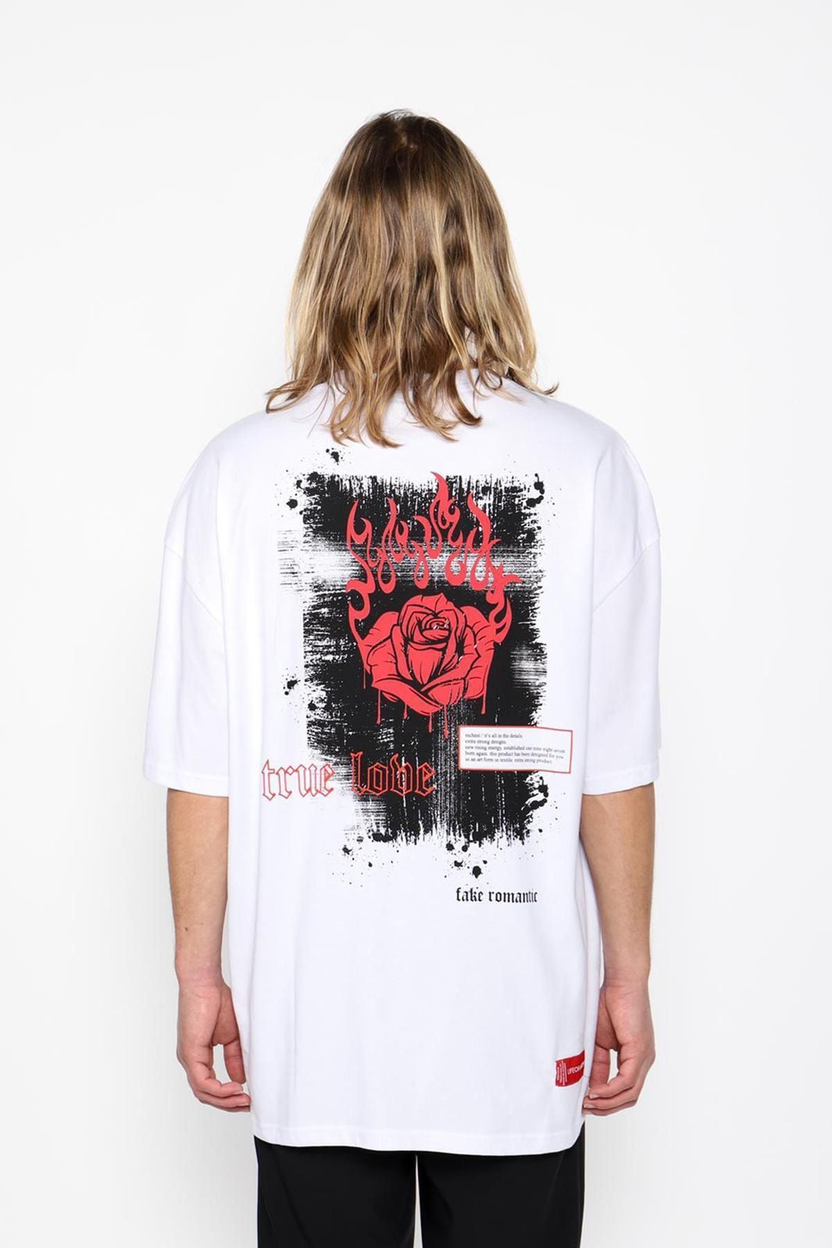 Oksit Erkek True Love Oversize T-shirt
