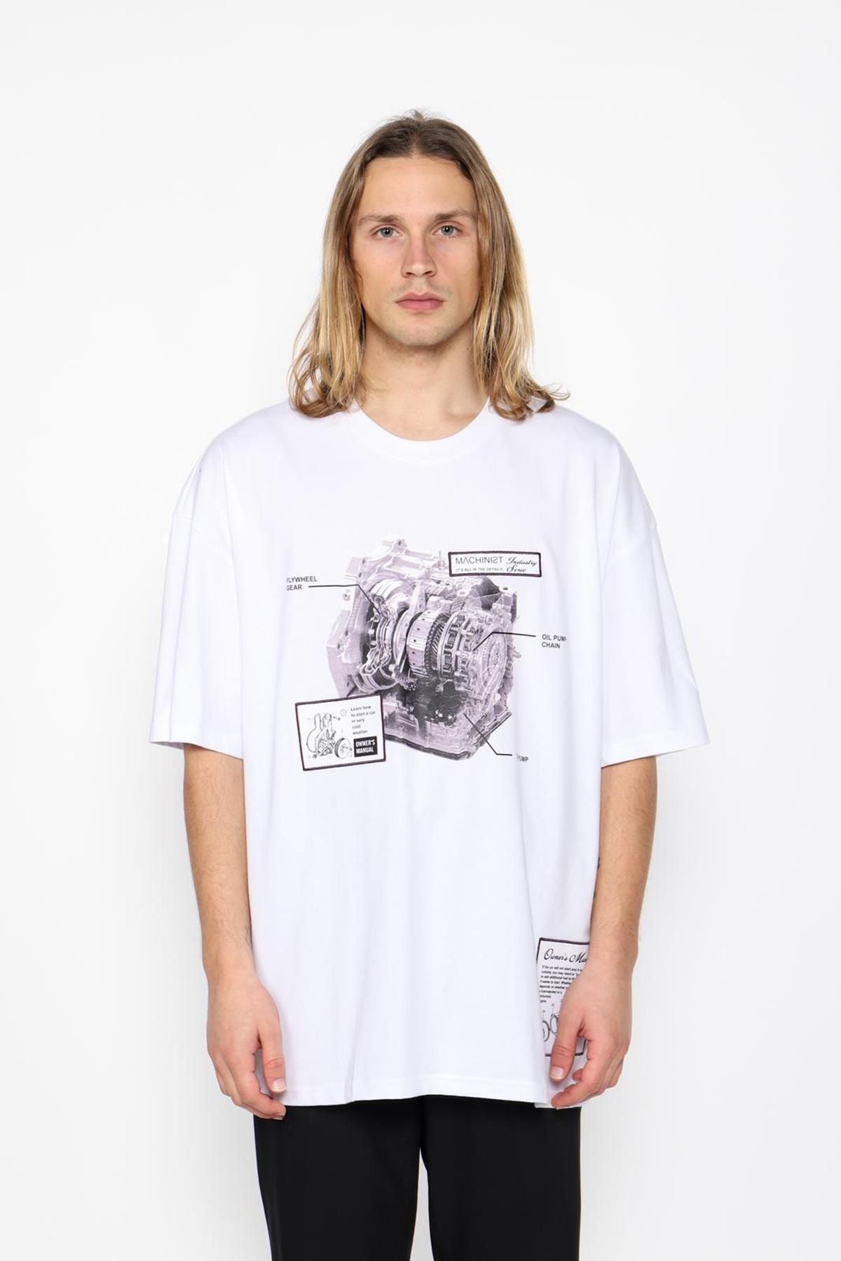Oksit Mach1323 Industry Oversize T-shirt