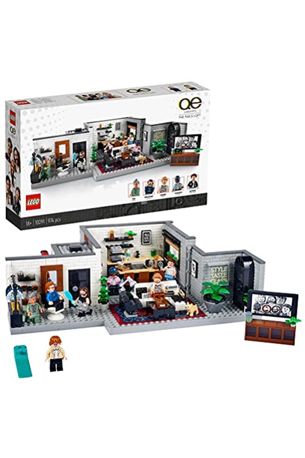 LEGO ® Queer Eye – Fab 5 Çatı Katı 10291 Yapım Seti; Popüler Televizyon Programından Fab 5 Çatı Katı.