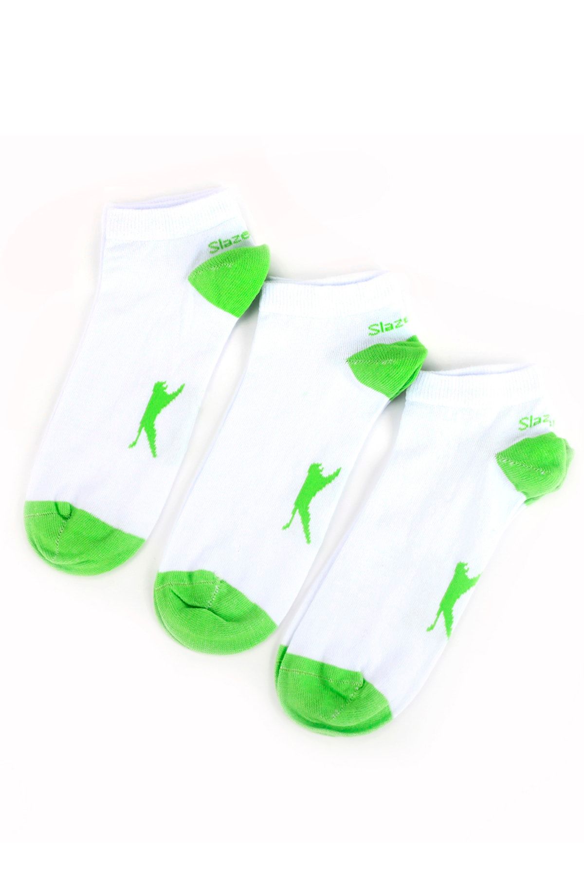 Slazenger Jackıe 3 Lü Kadın Çorap Beyaz / Yeşil
