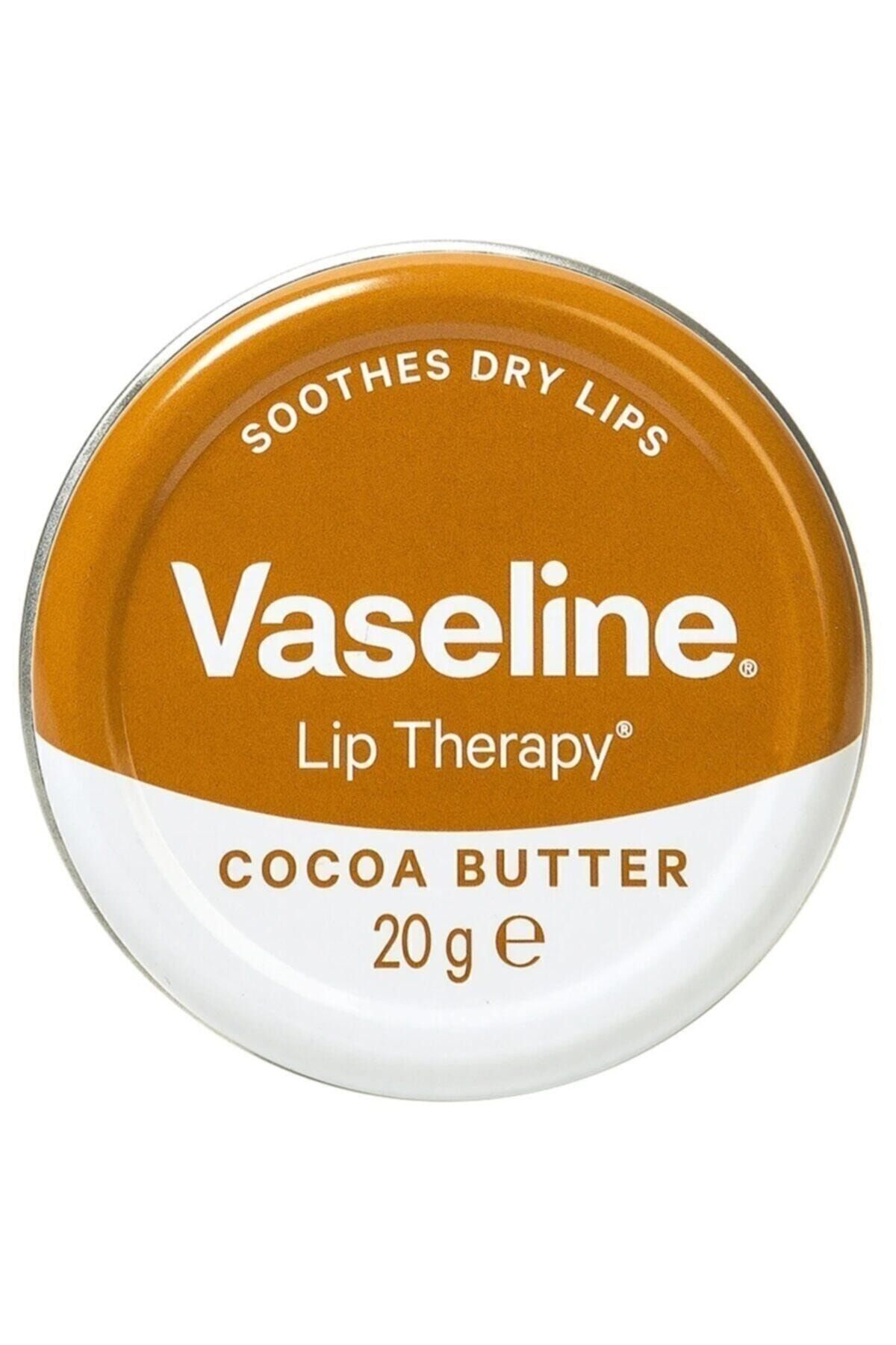 Vaseline Lip Therapy Cocoa Butter Yumuşatıcı Dudak Kremi 20 gr