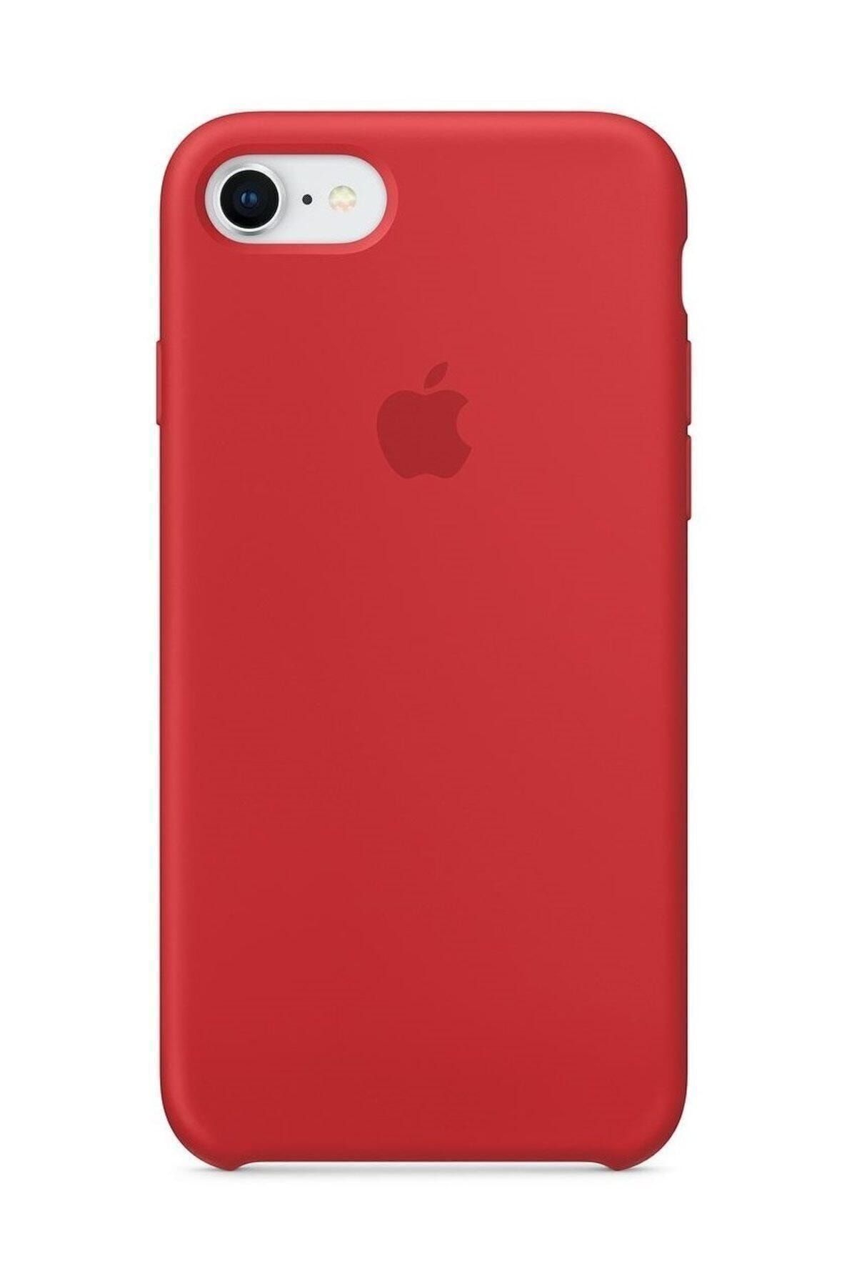 Telefon Aksesuarları Iphone 7/8 Plus Silikon Kılıf Kırmızı