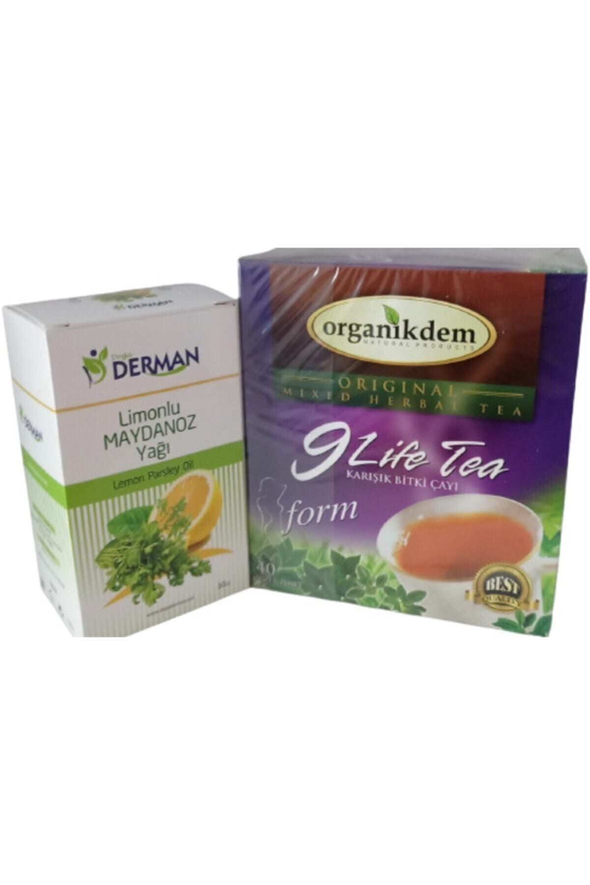 Derman 9 Life Tea (40 Süzen Poşet) & Limon'lu Maydanoz Yağı (50cc)
