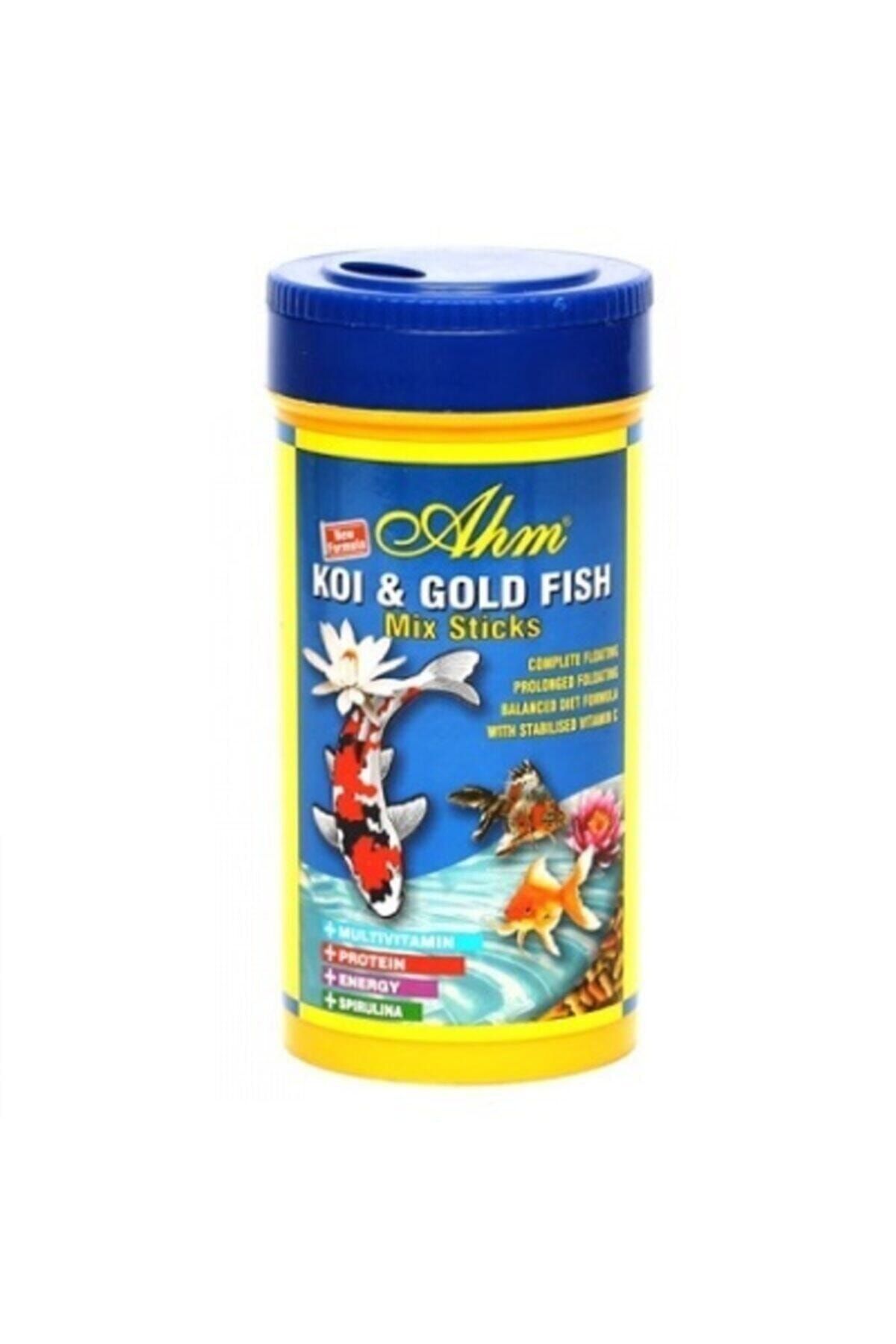 Asia Koi Goldfish Mix Pond Sticks Balık Yemi 250 ml