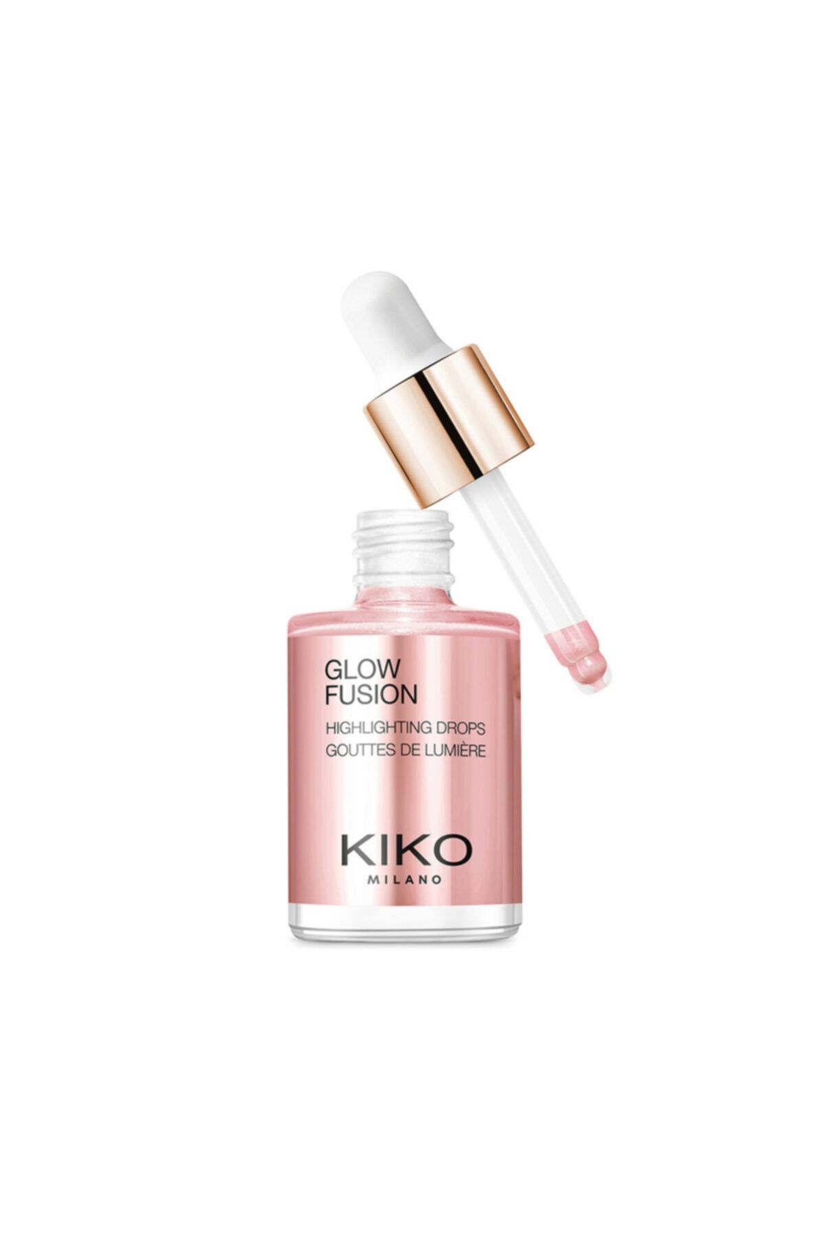 KIKO AYDINLATICI - GLOW FUSION HIGHLIGHTING DROPS 01 Platinum Rose