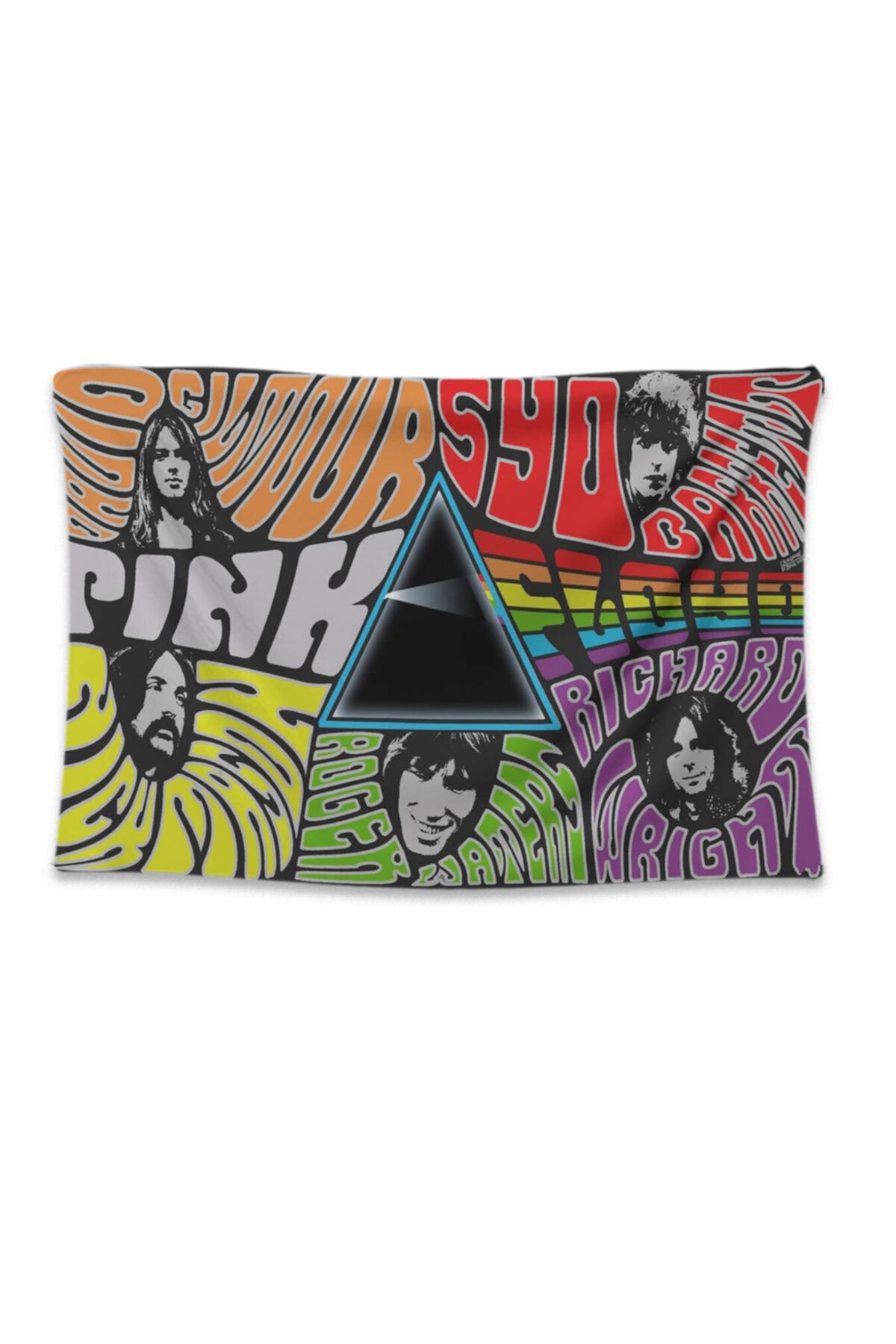 Hobimania Duvar Örtüsü Tapestry Pink Floyd 70x100 Cm Duvar Dekorasyon Moda