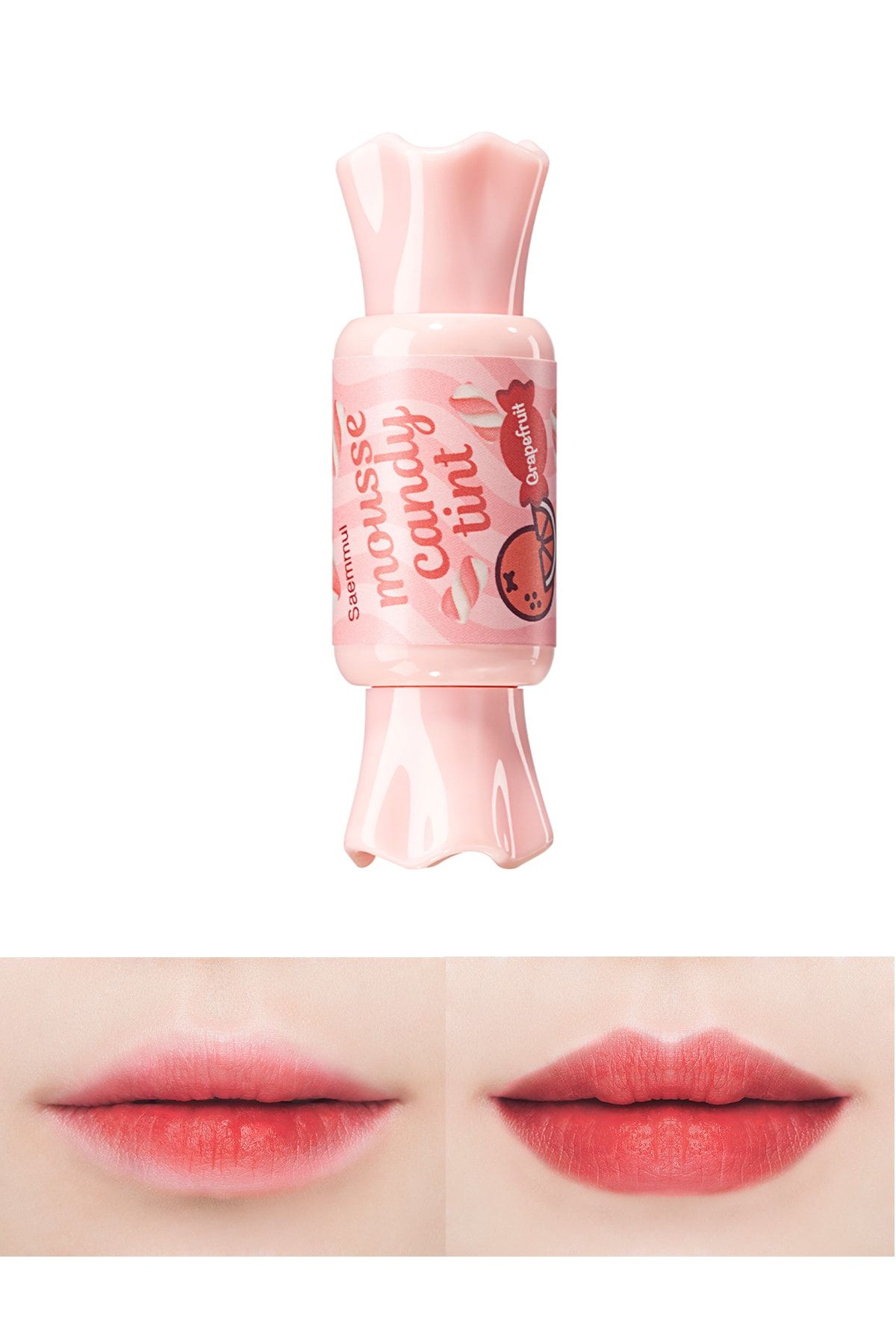 The Saem Nem Sağlayan Köpük Yapılı Tint - Saemmul Mousse Candy Tint - Grapefruit Mousse 8 gr (VİONİNE)