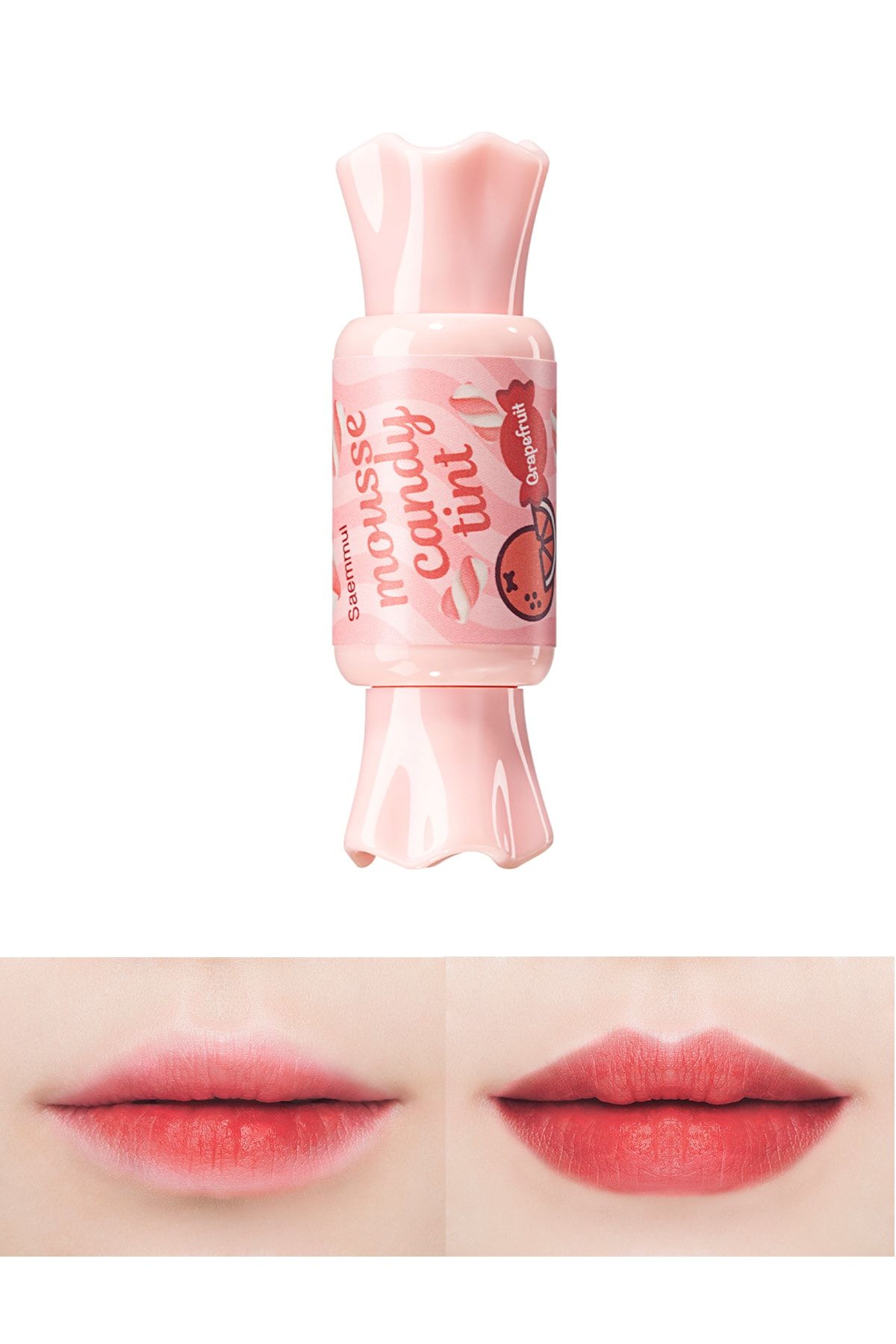 The Saem Nem Sağlayan Köpük Yapılı Tint - Saemmul Mousse Candy Tint - Grapefruit Mousse 8 gr