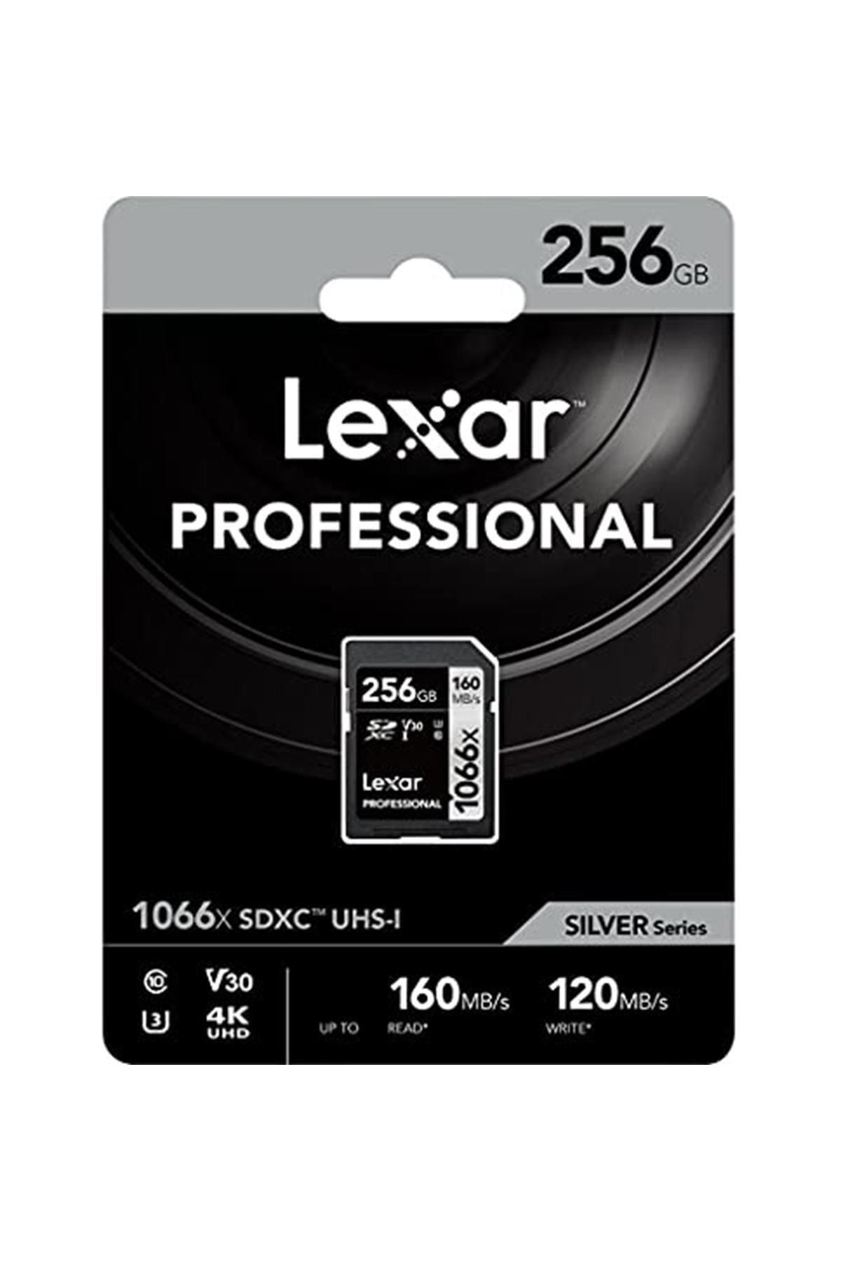 Lexar 256 gb Professional 1066x Sdxc Uhs-ı Cards Up To 160mb/s Read 120mb/s Write C10 V30 U3