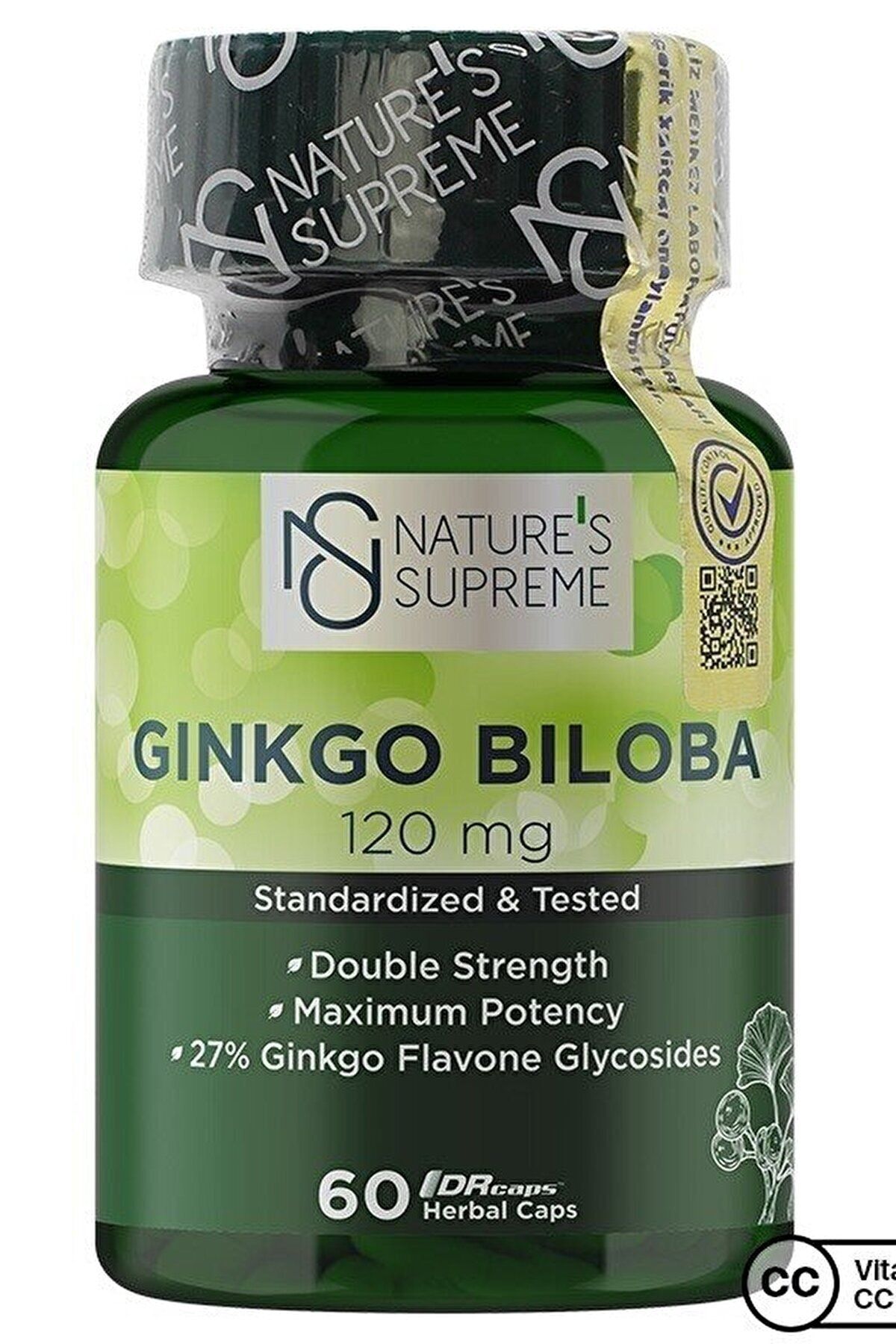 Natures Supreme Ginkgo Biloba 120 Mg 60 Kapsül
