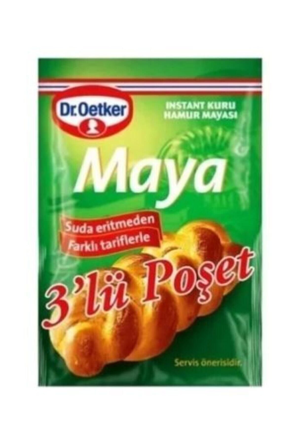 Dr. Oetker Instant Kuru Maya 3' Lü 10 Gr X 3 Paket