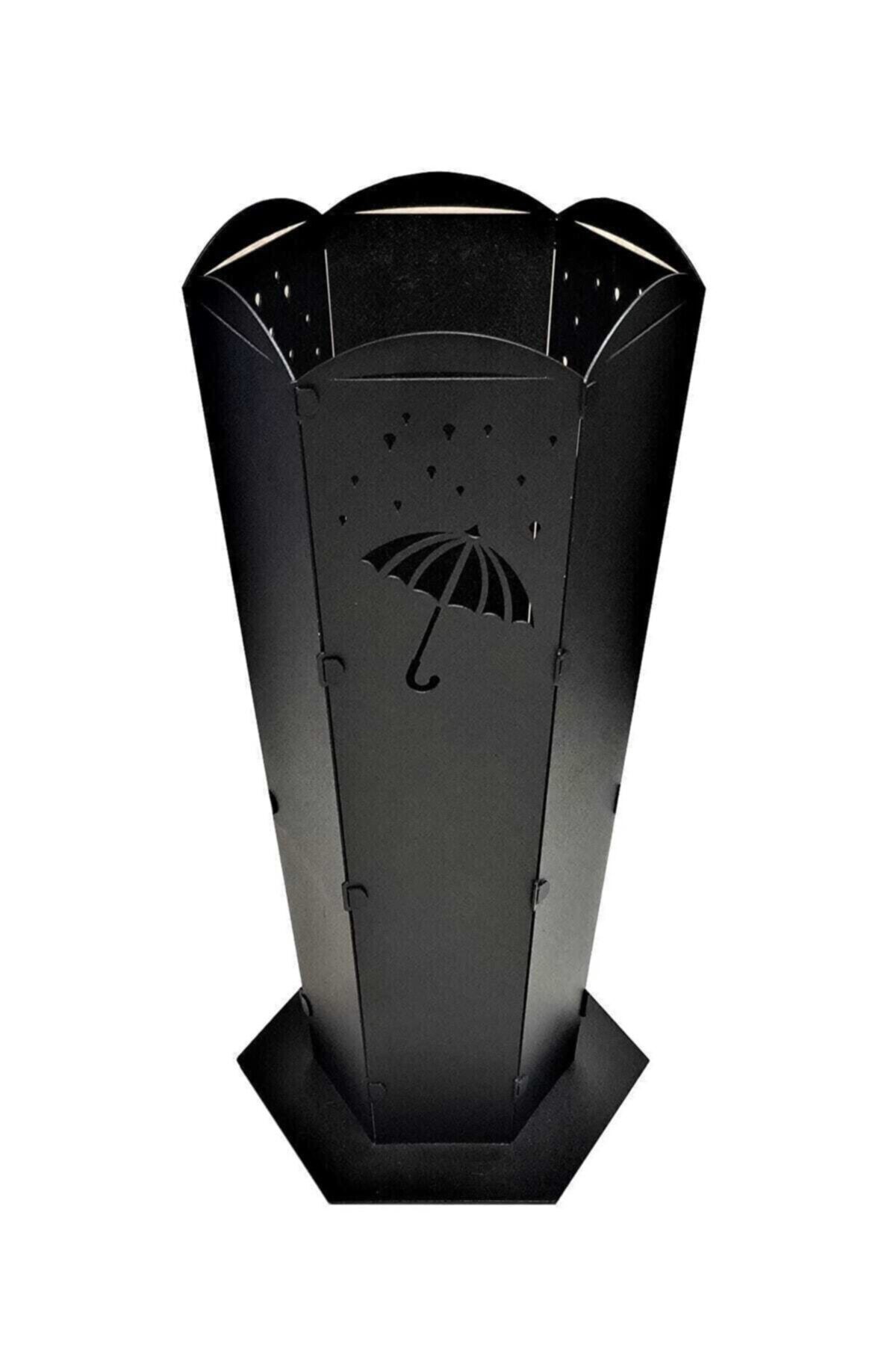 Julia Home Dekoratif Metal Şemsiyelik Siyah