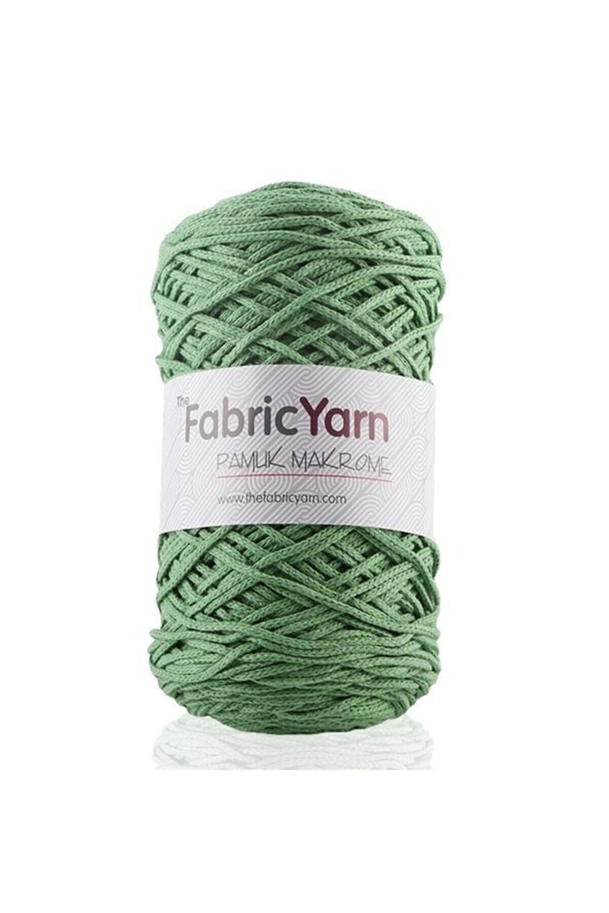 The Fabric Yarn Elma Yeşil Pamuk Makrome Ip
