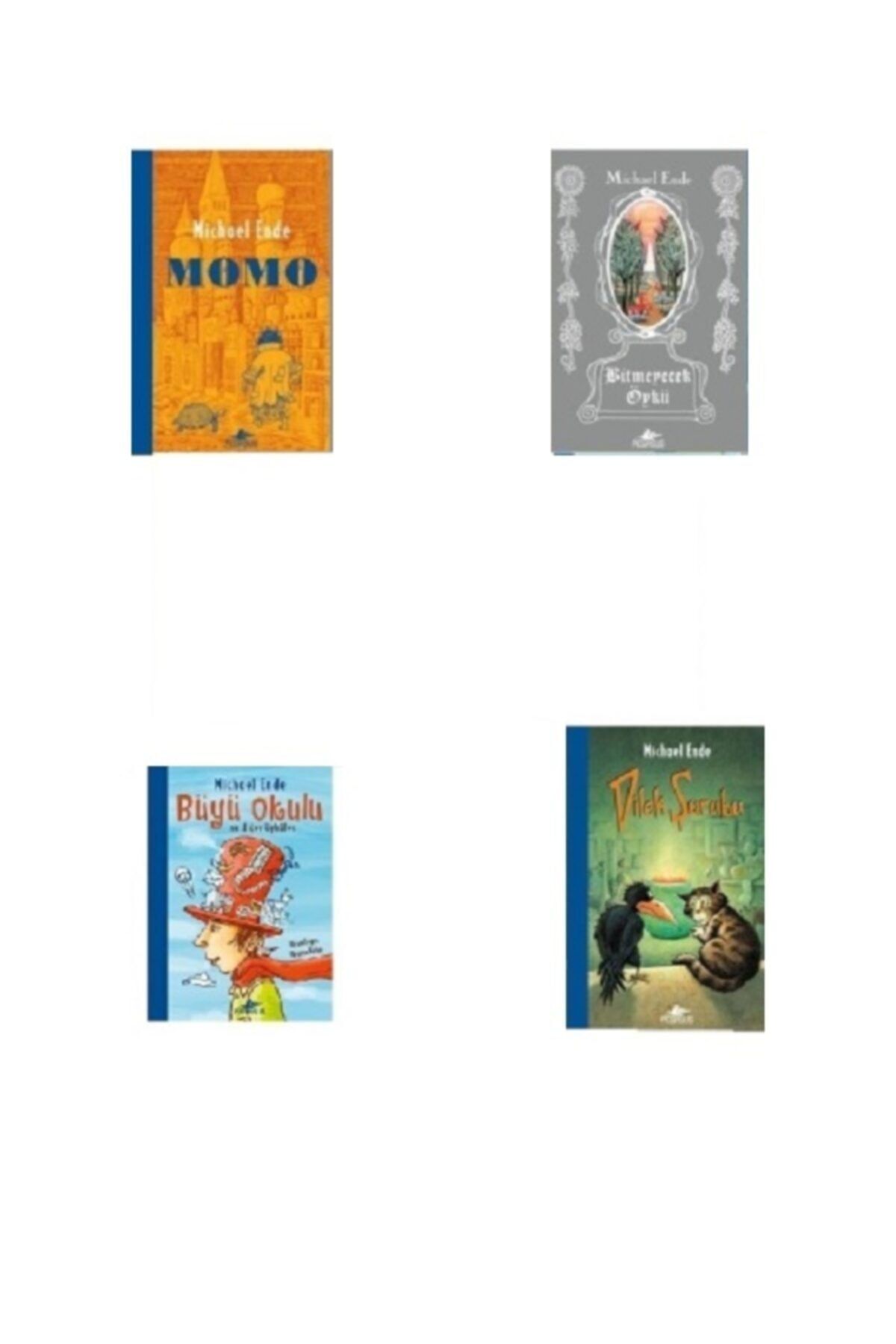 Kabalcı Yayınevi Momo - Bitmeyecek Öykü - Dilek Şurubu - Büyü Okulu - 4 Kitap Set / Michael Ende