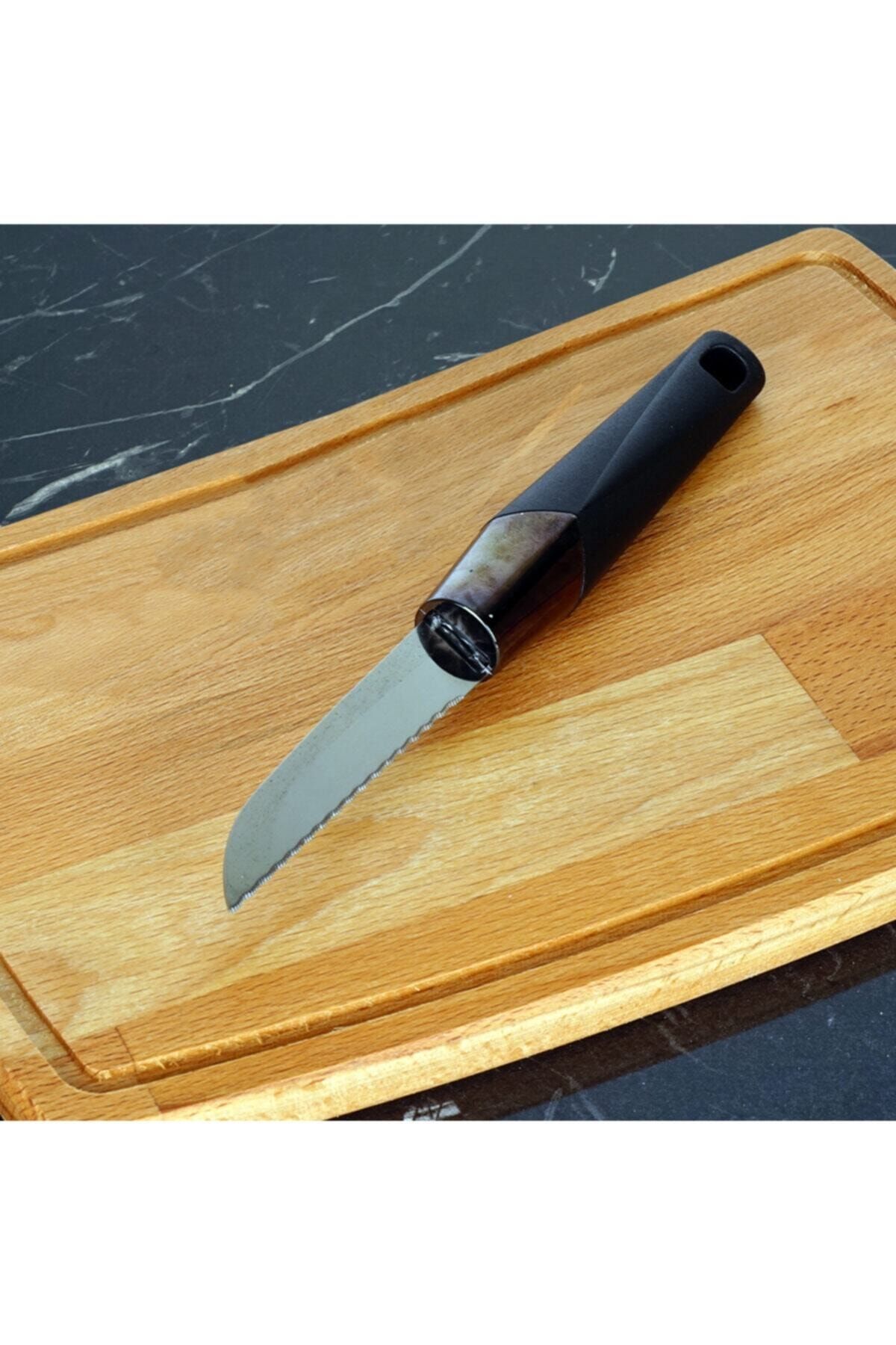bimbambom Black Siyah Saplı Meyve Dilimleme Soyma Bıçağı L30452