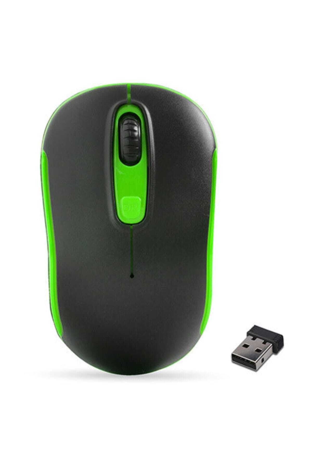 Everest Sm-804 Usb Siyah-yeşil 800-1200-1600dpi Kablosuz Mouse