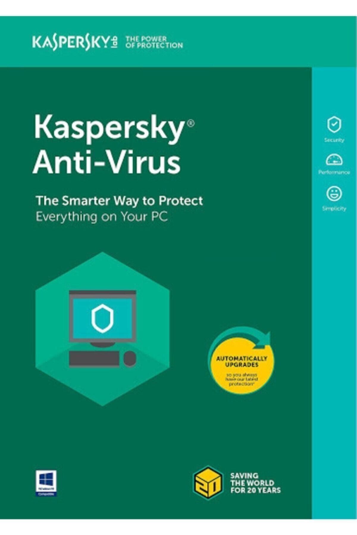 Kaspersky Anti Virus Türkçe - 1 Bilgisayar