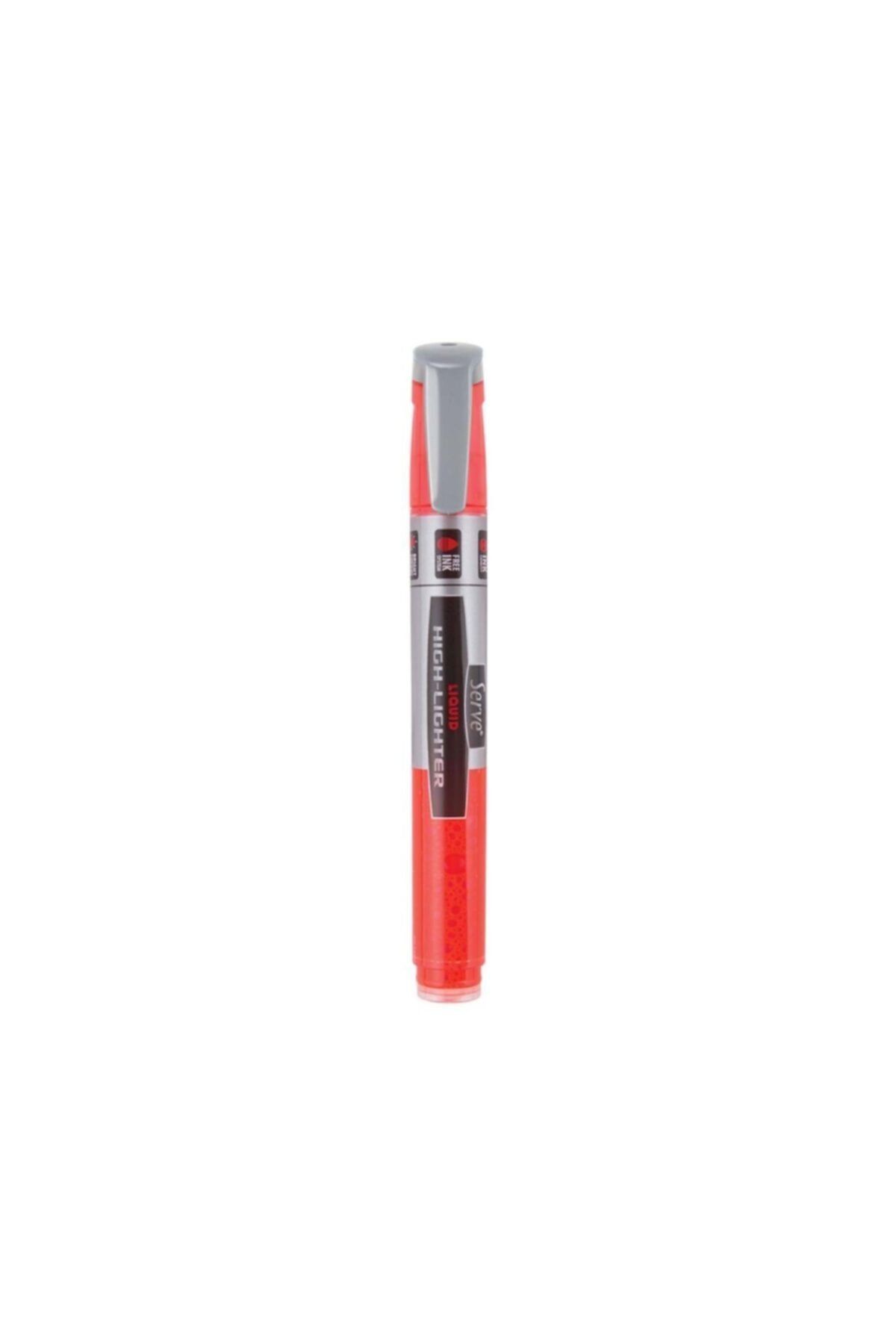 Serve Liquid Highlighter Sıvı Mürekkepli Fosforlu Kalem Kırmızı