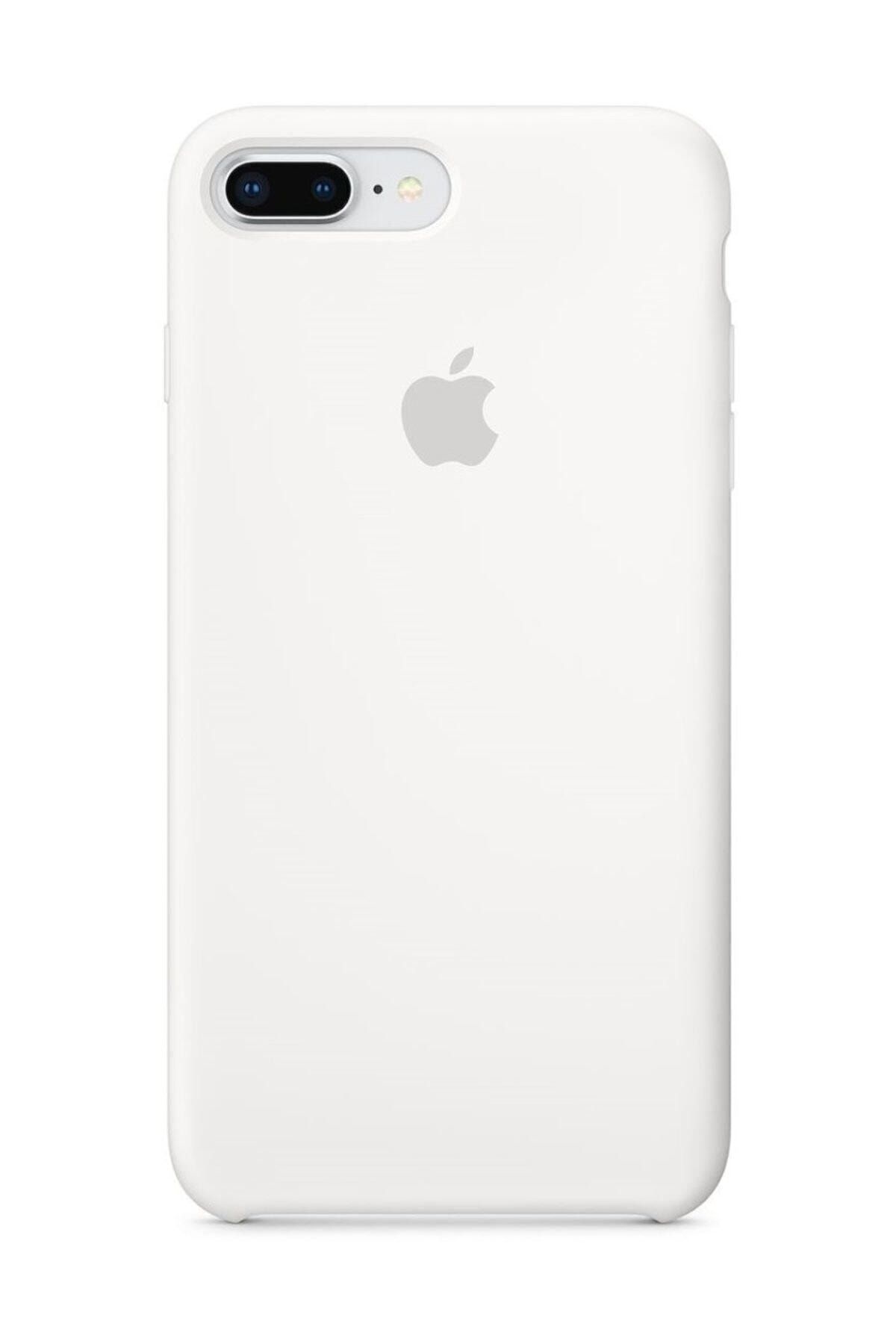 Telefon Aksesuarları Beyaz Iphone 7 Plus 8 Plus Silikon Kılıf