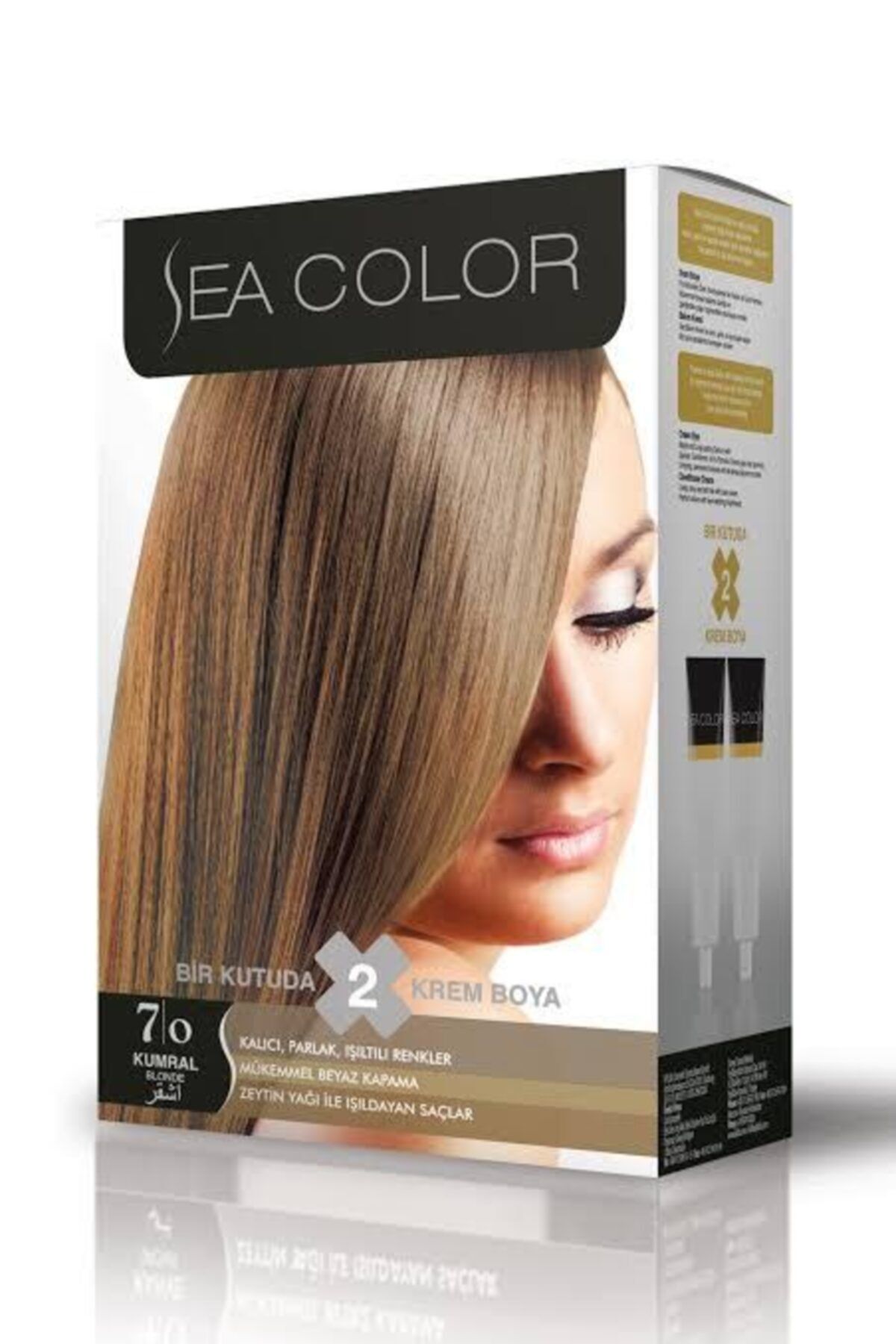 Sea Color Kumral 7.0 Saç Boyası Iki Tüp Saç Boyası
