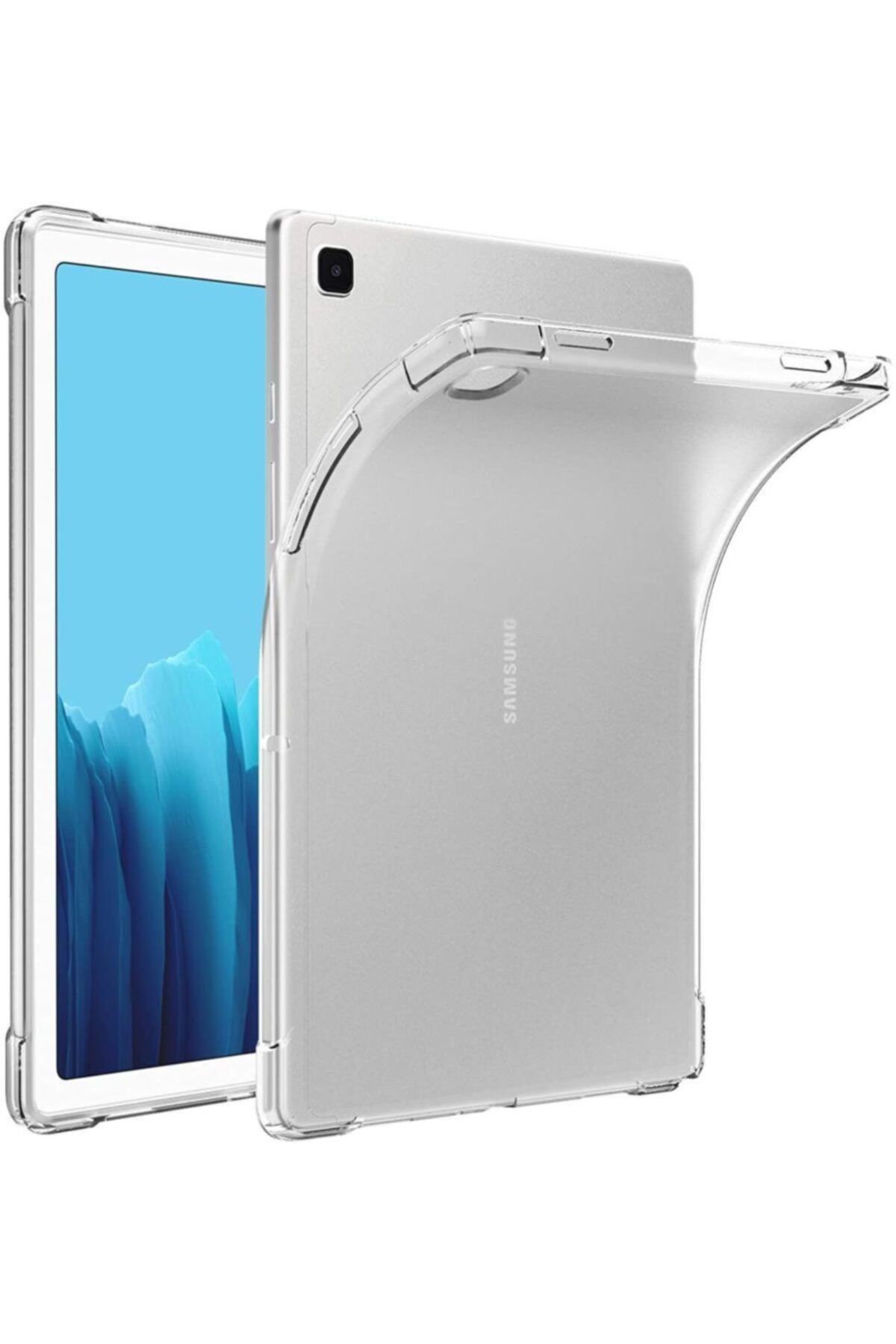 UnDePlus Samsung Galaxy Tab A7 Lite T220 T225 T227 Kılıf Darbelere Dayanıklı Şeffaf Kapak