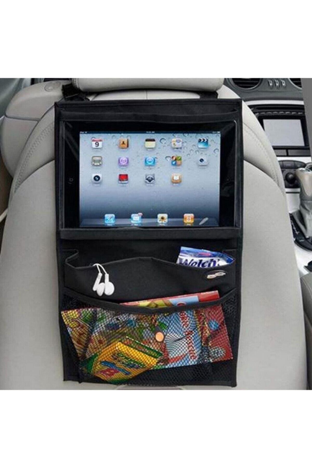 Ankaflex Araba Araç Içi Oto Koltuk Arkası Tablet Tutucu Pratik Cepli Eşya Düzenleyici Çantası Organizeri