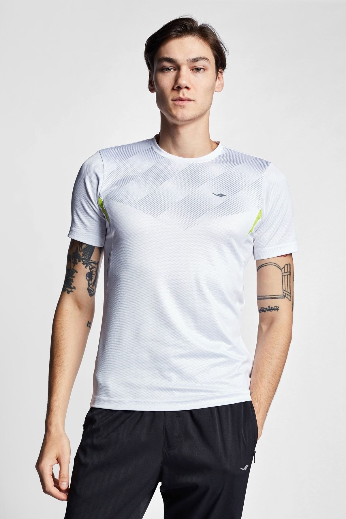 Lescon Beyaz Erkek Kısa Kollu T-shirt 22b-1030