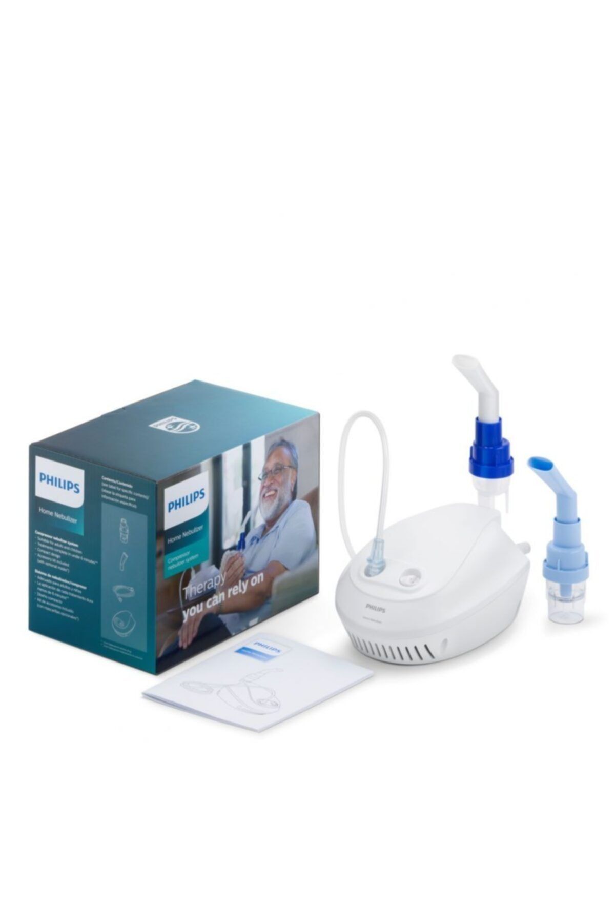Philips Home Nebulizer Ev Tipi Verimli Solunum Terapisi Için Kompresörlü Nebulizatör