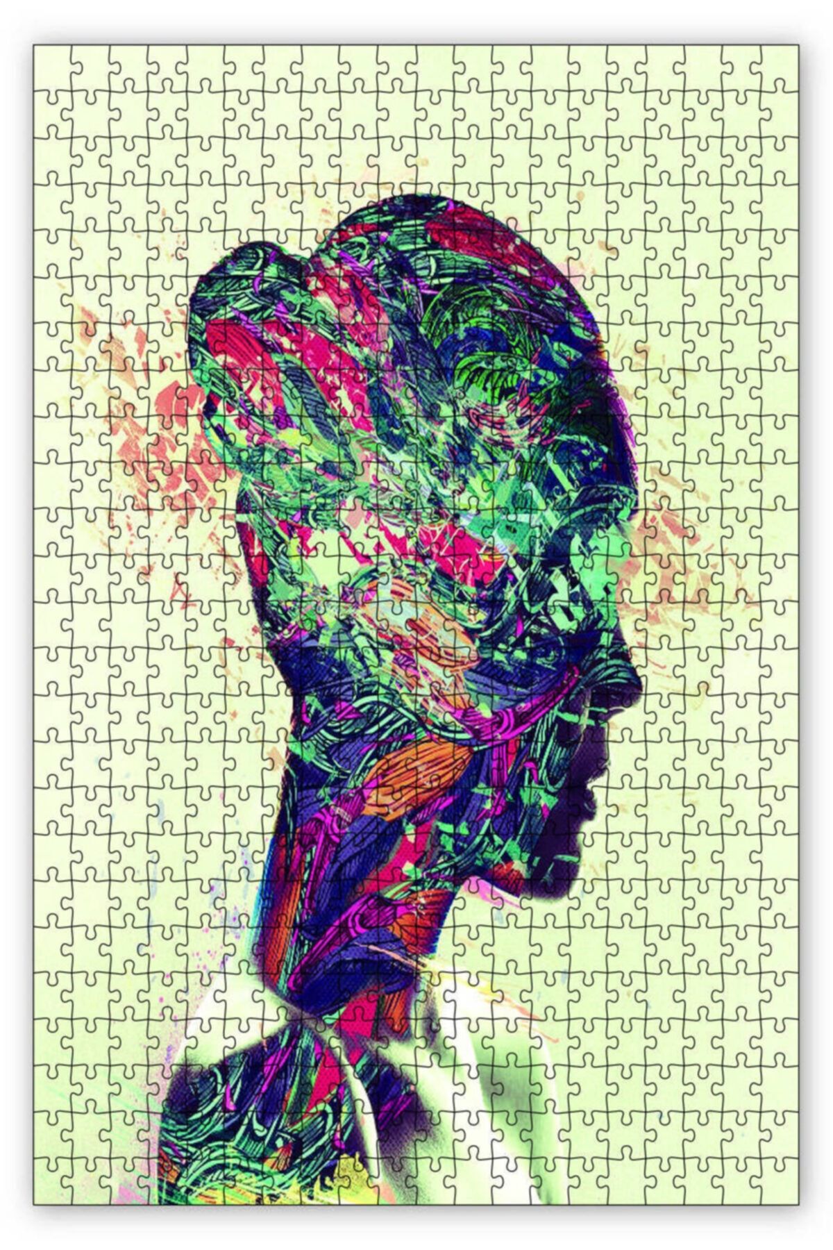 Cakapuzzle Face Color Light Bright 1000 Parça Puzzle Yapboz Mdf (ahşap)