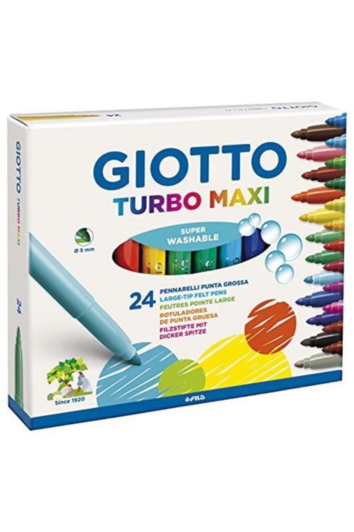 Giotto Marka: Turbo Maxi, 24'lü Kutu Kategori: Kuru Boya Kalemi