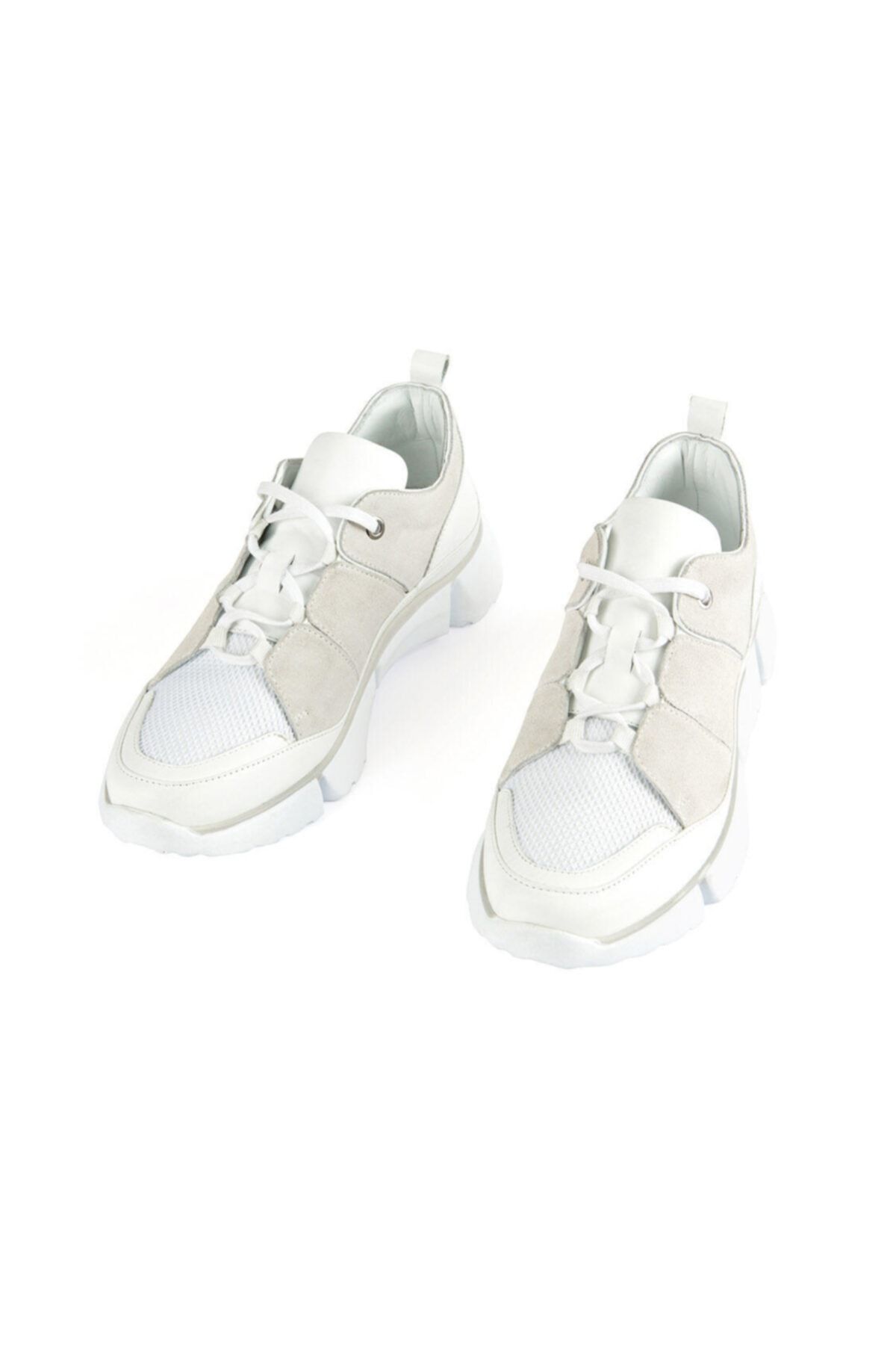 Xint Erkek Beyaz Bağcıklı %100 Deri Ayakkabı