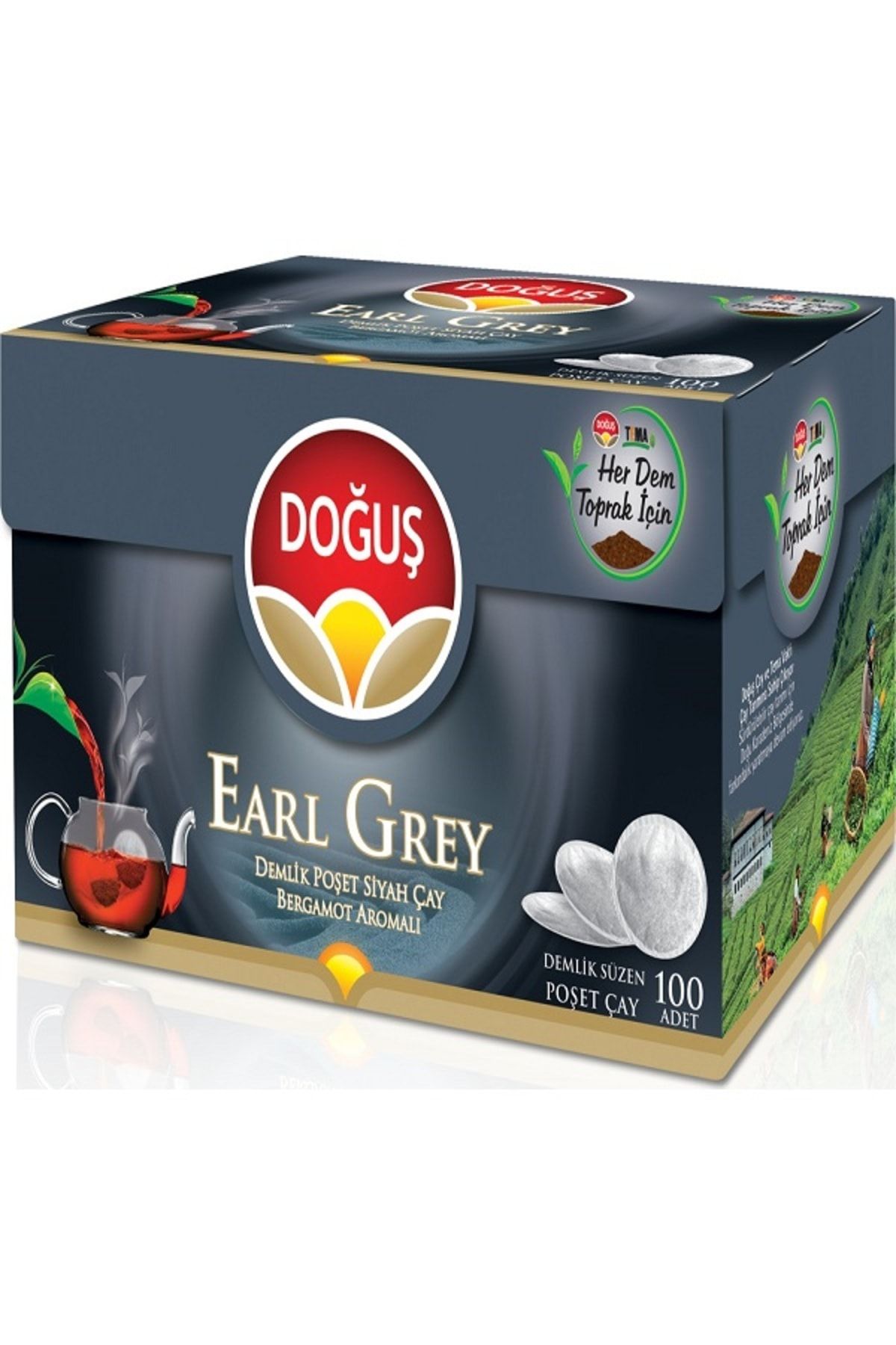 Doğuş Earl Grey Demlik Poşet Çay 100 gr