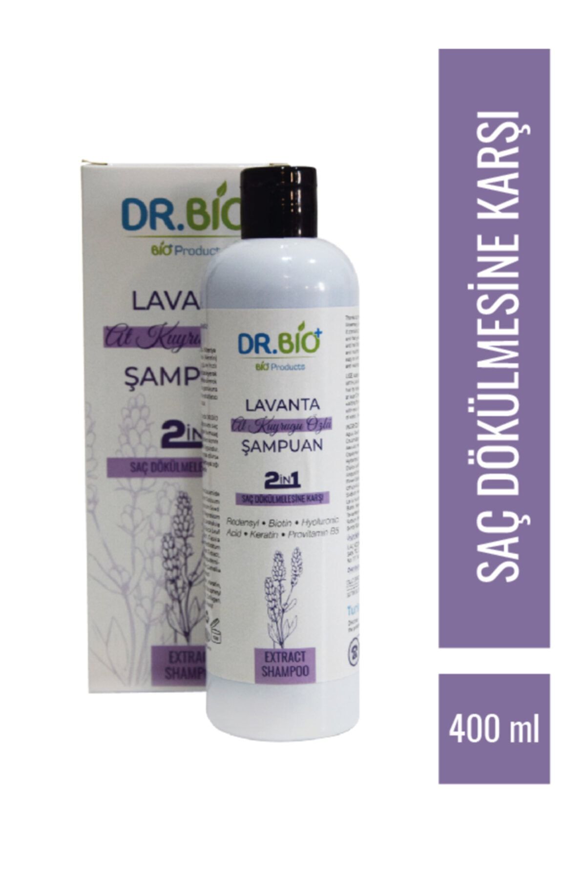DR BİO Dr. Bio 2in1 Lavanta Ve At Kuyruğu Özlü Şampuan (400 Ml)