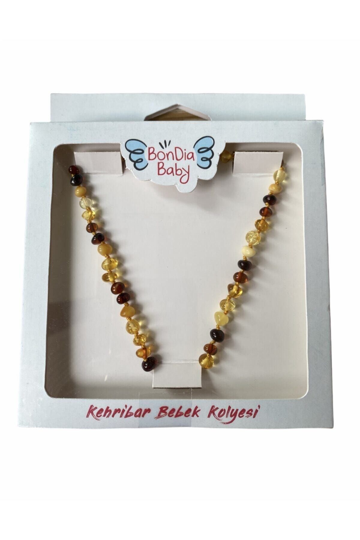 Bondia Baby Kehribar Multicolor Bebek Kolyesi Orijinal Sertifikalı