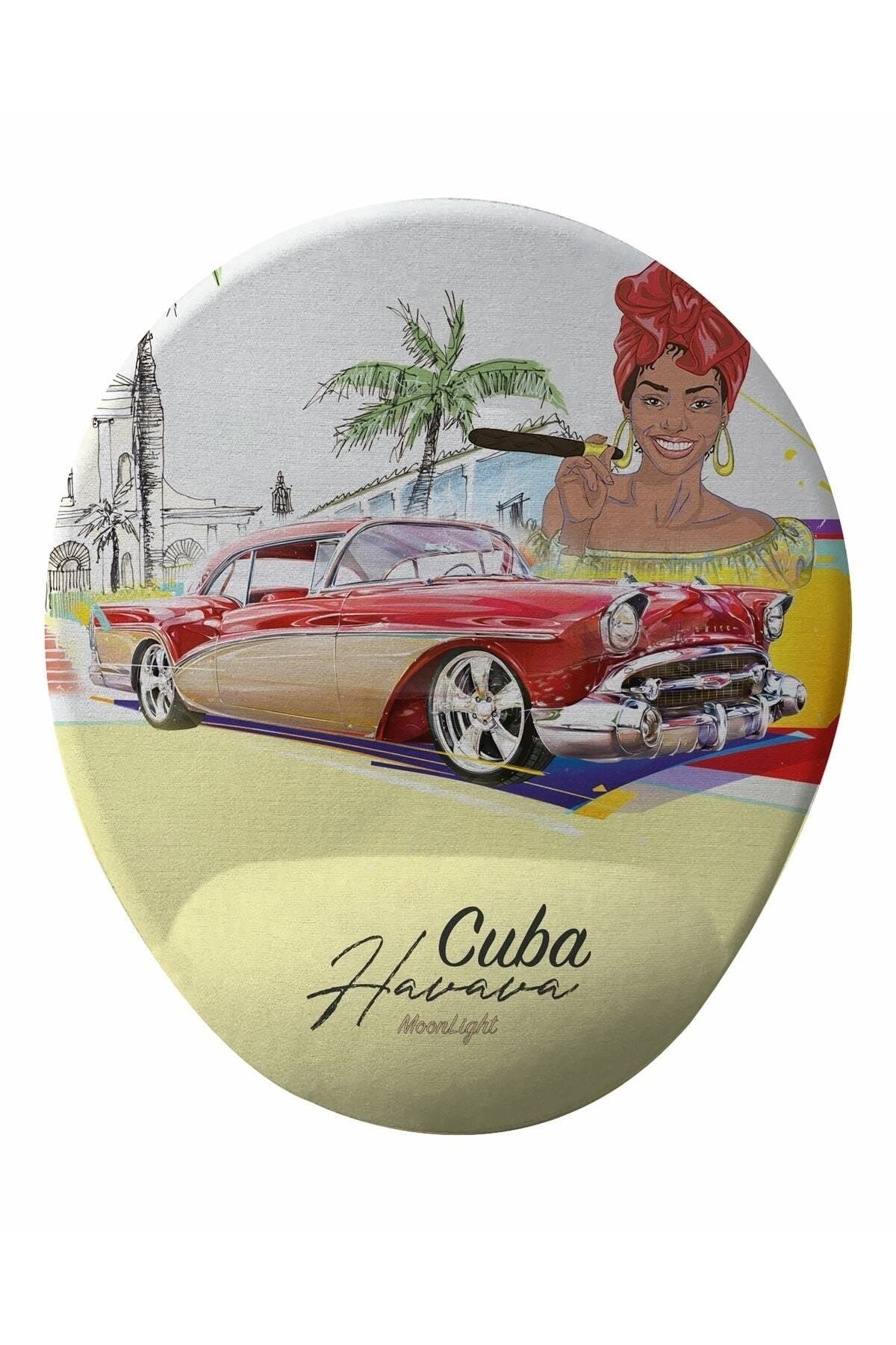 Flipped Cuba Havana Bilek Destekli Tasarım Mouse Pad