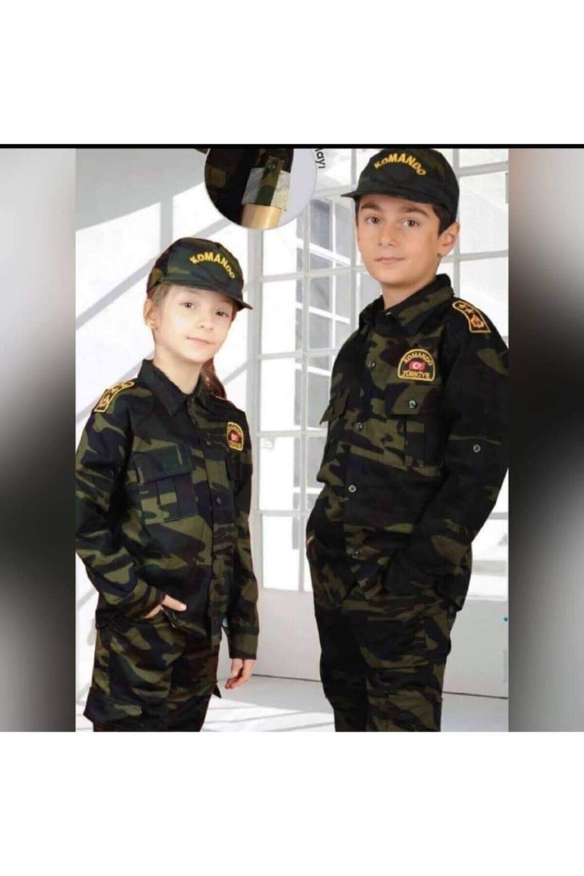 Sevimli Kids Çocuk Klasik Asker Kostüm